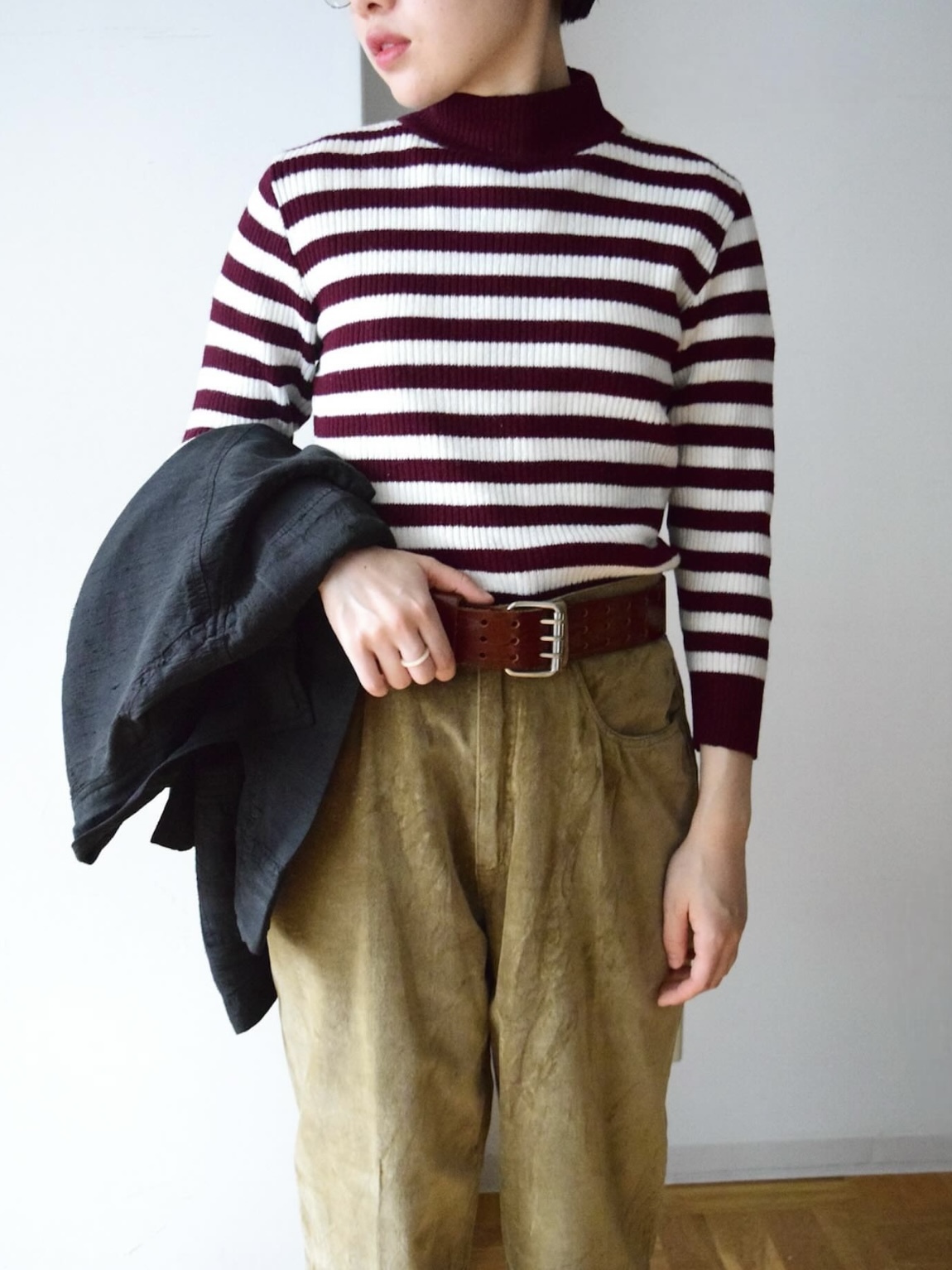 Turtle neck knit の画像 4
