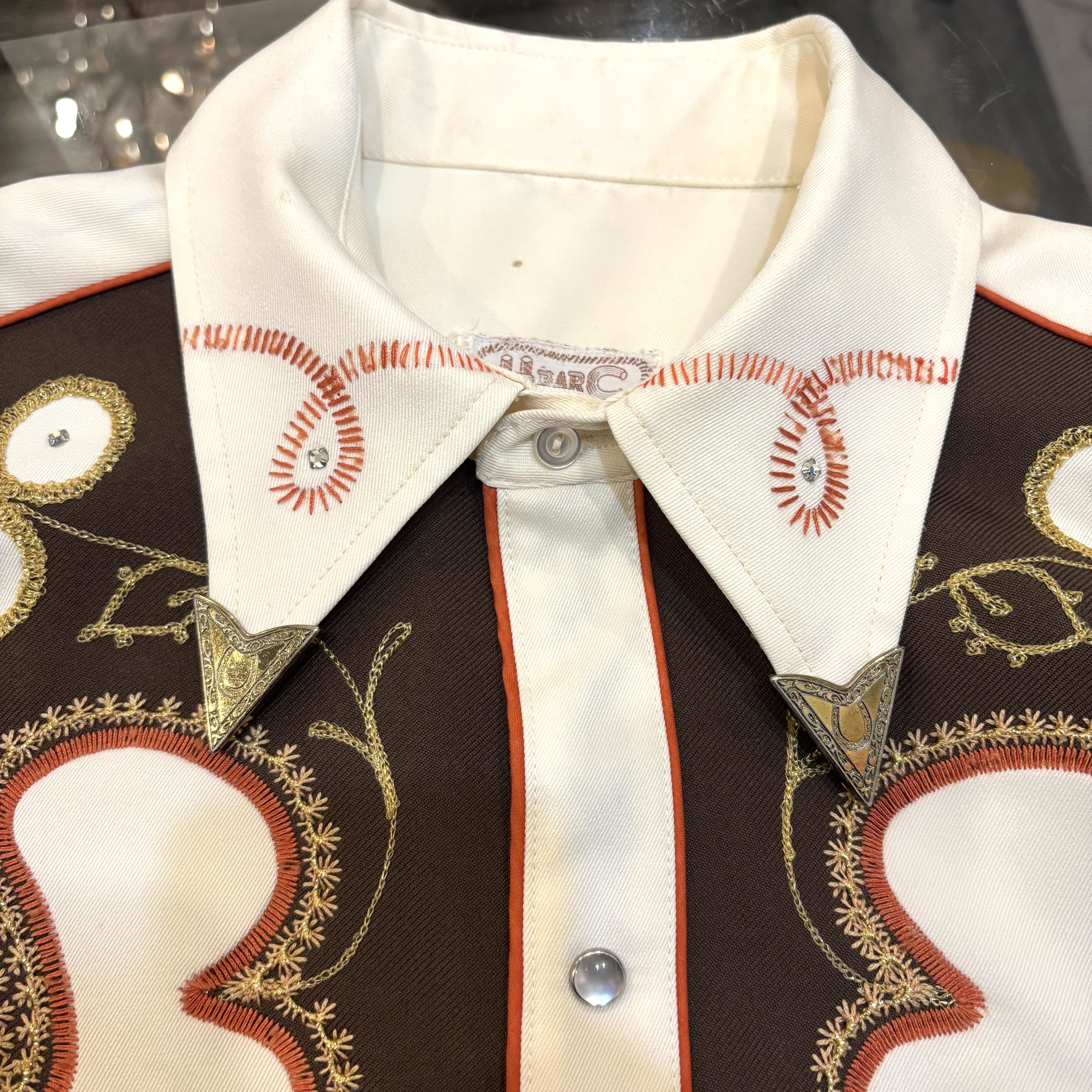 Vintage 70's【H BAR C】Western Shirt の画像 3