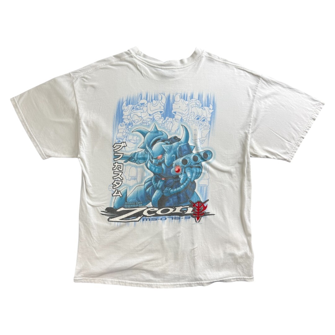 【GUNDAM】機動戦士ガンダム グフカスタム Tシャツ ODMタグ XL