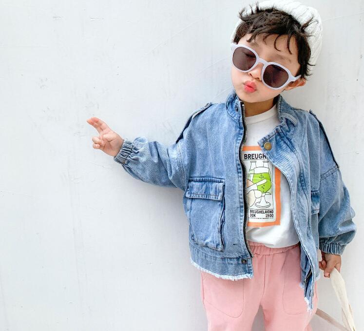 男の子 女の子 Casual Jacket デニム アウター トップス 春 秋 子供服 キッズ Coolkids