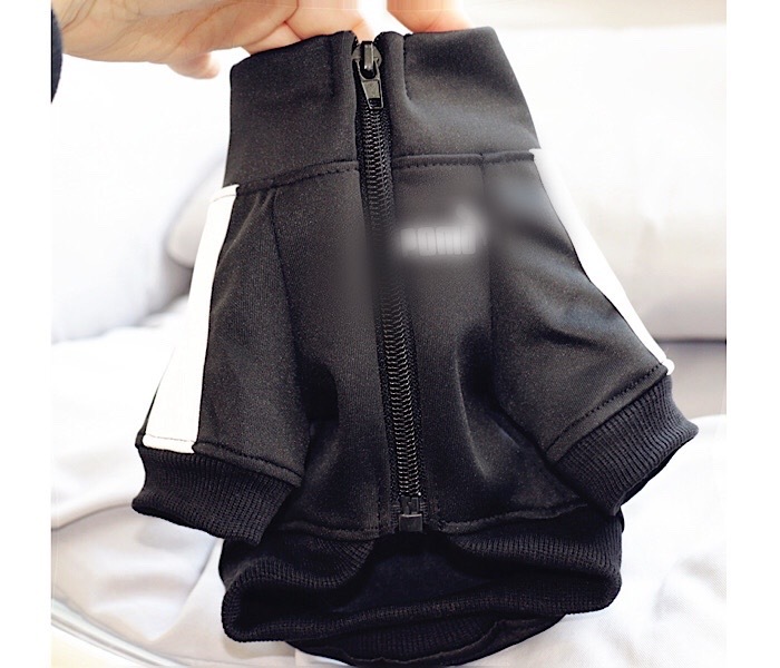 即納 006 ロゴ入りパーカー シンプルでかわいいロンパースなど小型犬の犬服通販サイト Azmin Shop