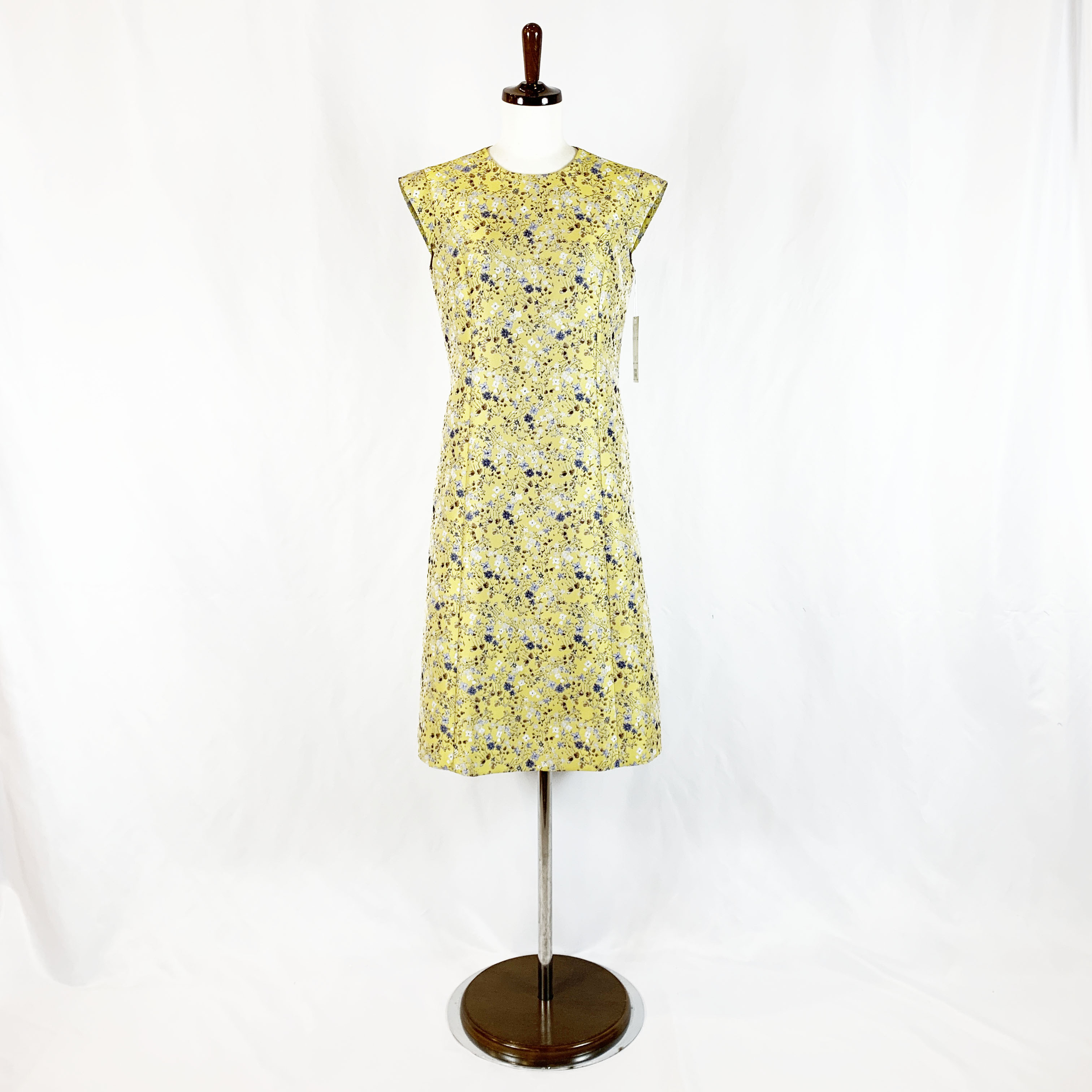 Chousonnette ジャカード織小花柄フレンチスリーブワンピース ｇｉｔａ ジータ