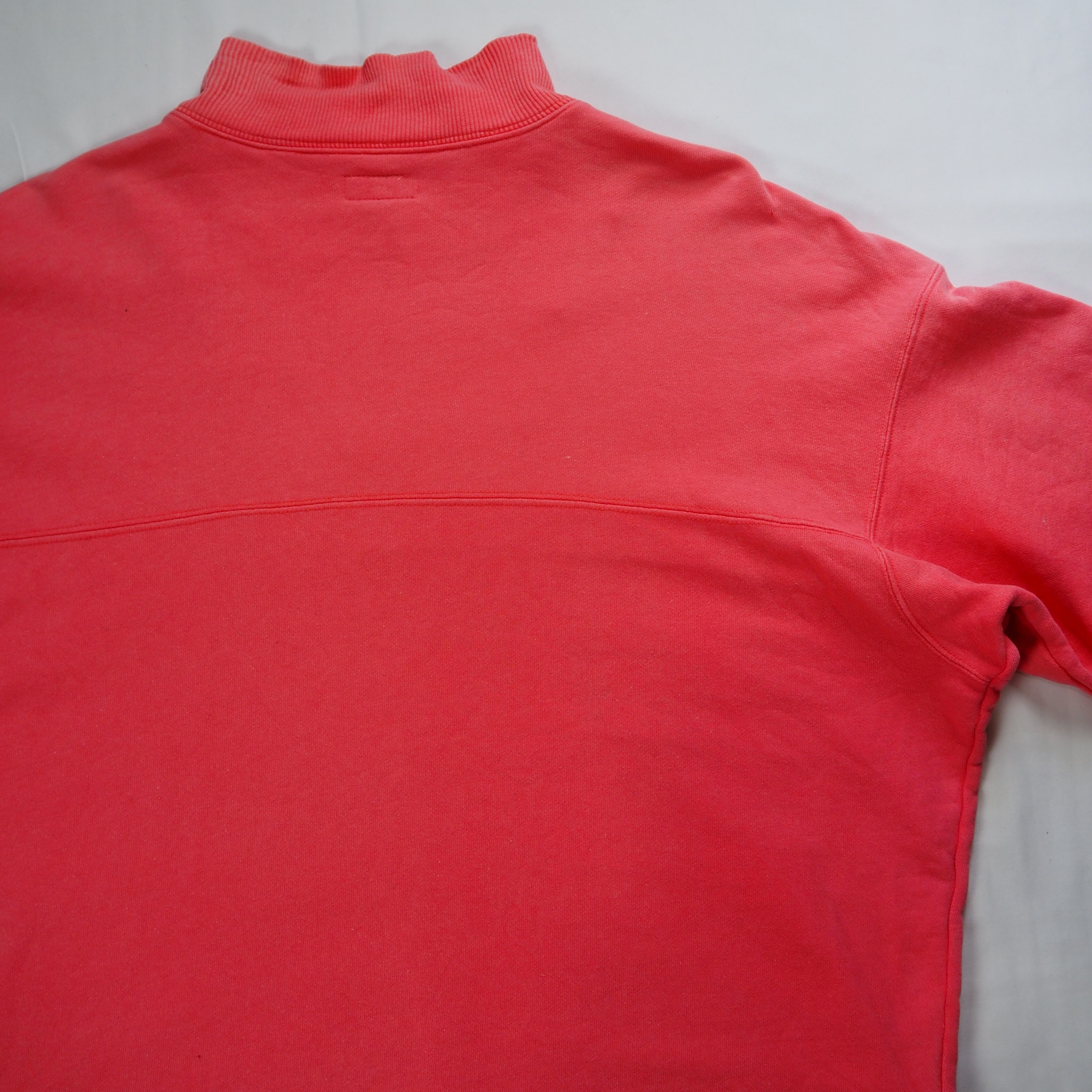 【9/23 20:00入荷】90's Patagonia ハーフジップスウェット ピンク Lサイズ の画像 19