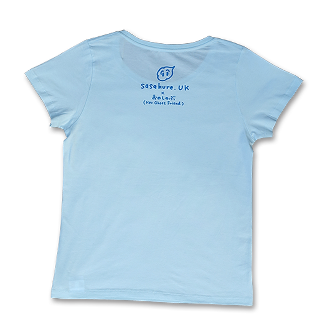 sasakure.UK 「アタマ★ビックリ」Tシャツ (レディース/シャーベットブルー) - 画像2