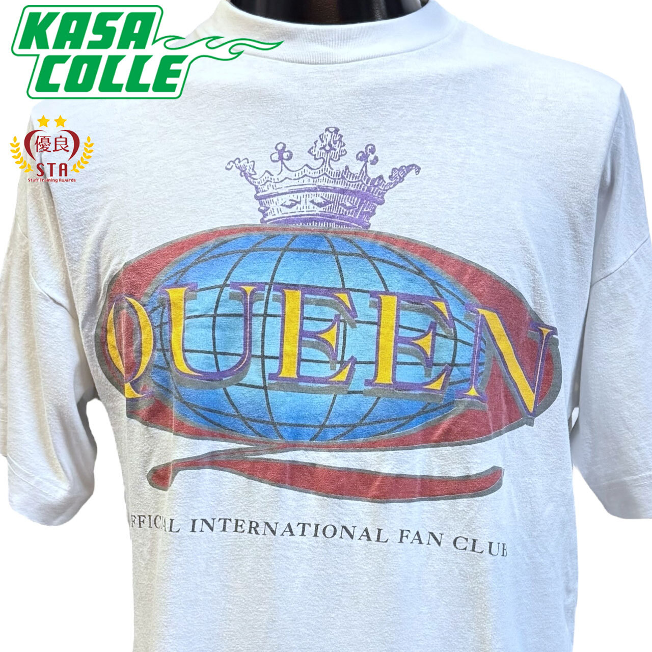 【QUEEN】クイーン OFFICIAL INTERNATIONAL FAN CLUB Tシャツ L