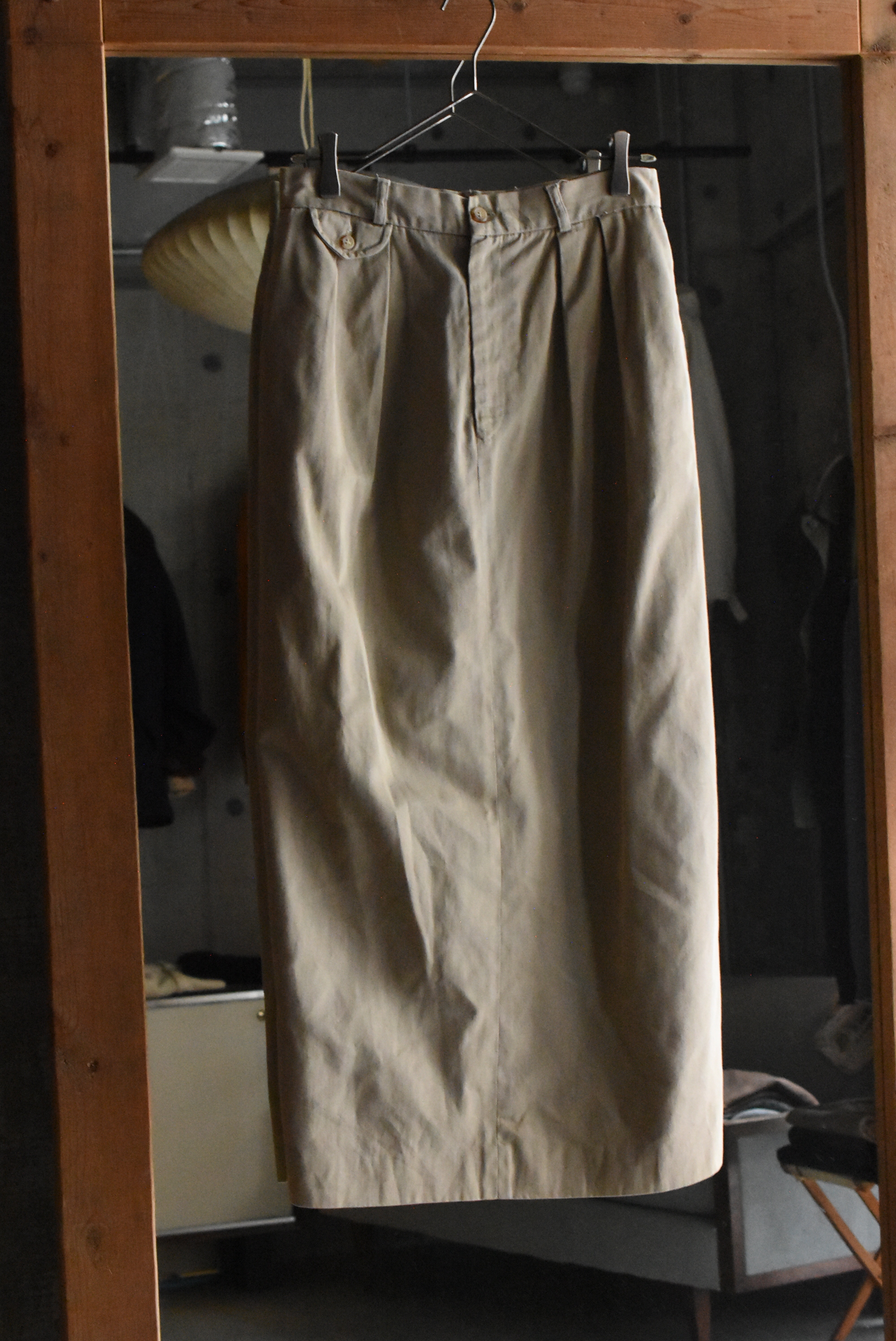 OK/80's "Ralph Lauren" 2tuck chino skirt