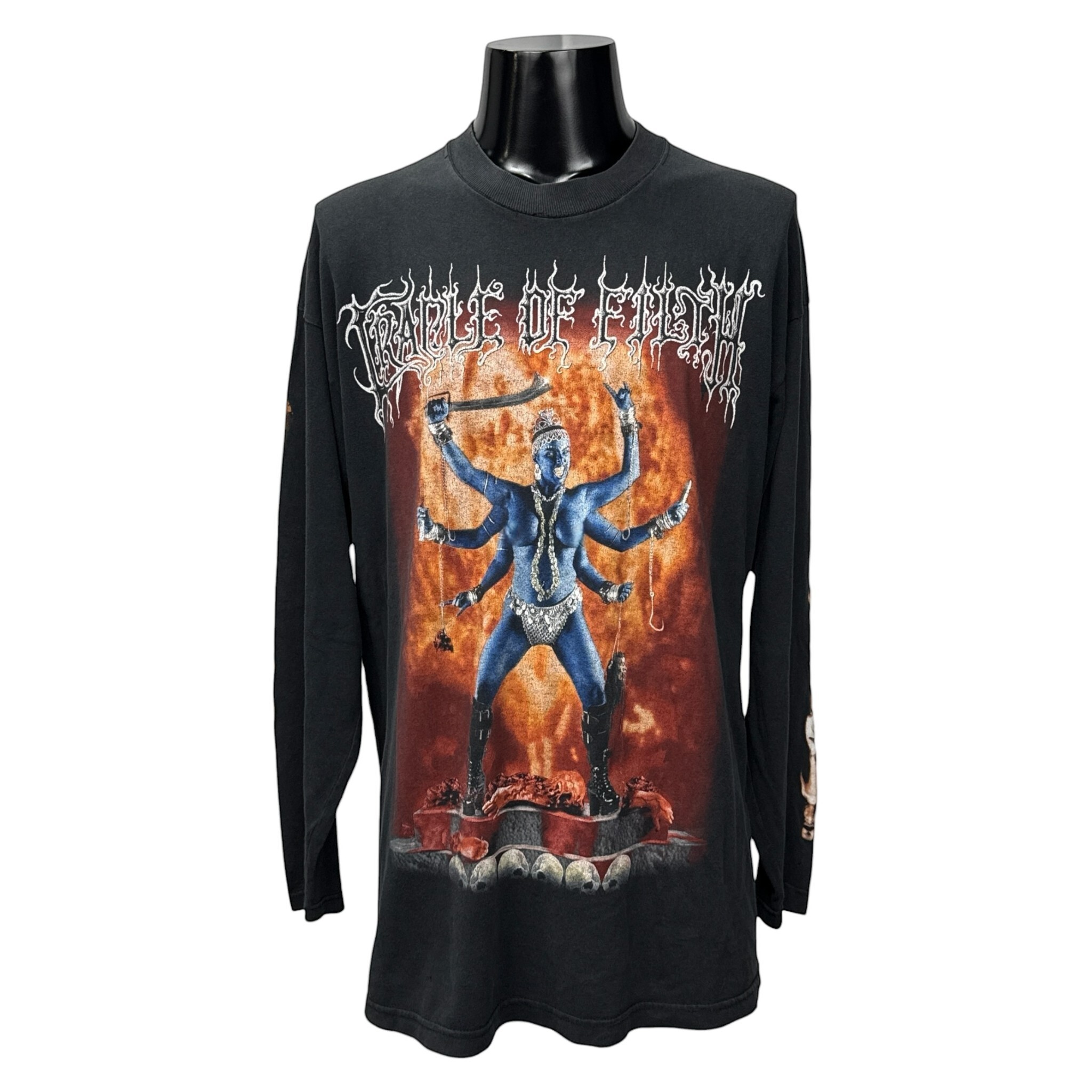 【CRADLE OF FILTH】クレイドル・オブ・フィルス “DESTROYER OF WORLDS” 00’s Vintage ロングスリーブTシャツ