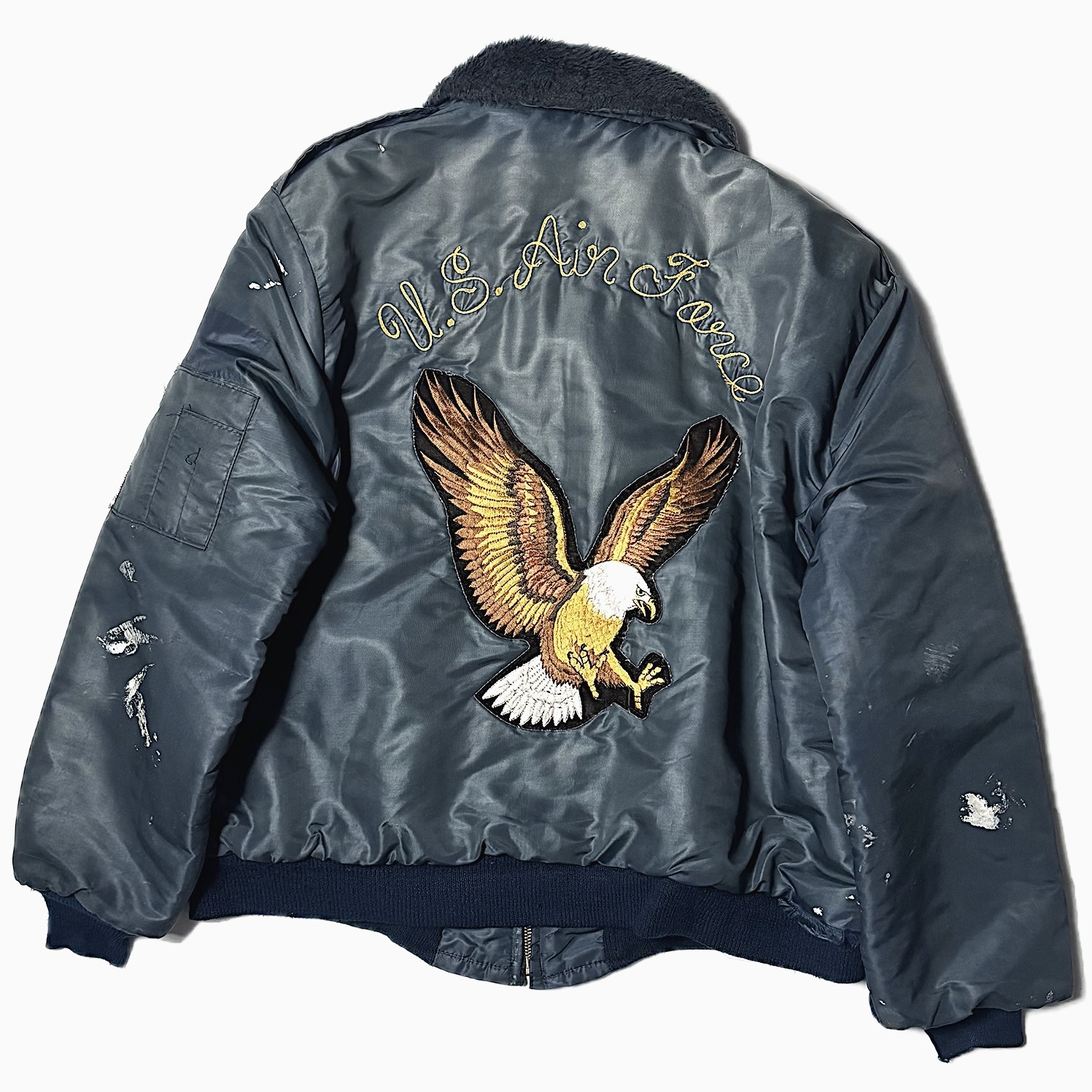 Vintage 70's【Timber King】"U.S.Air Force" Souvenir Jacket