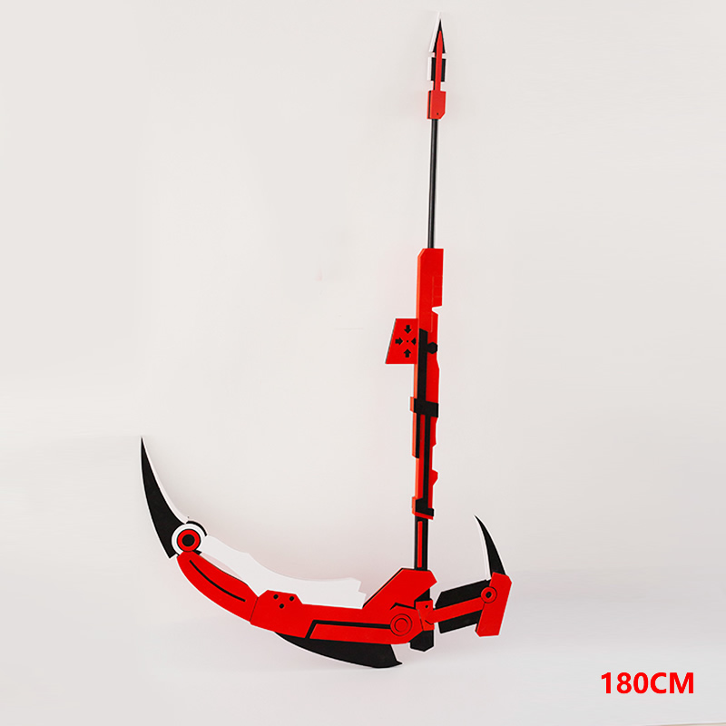Rwby ルビー風 Ruby Rose ルビー ローズ クレセントローズ 三日月の薔薇 鎌武器風 コスプレ道具 Cos00 Rwby ルビー風 Ruby Rose ルビー ローズ クレセントローズ 三日月の薔薇 鎌武器風 コスプレ道具 Cos00