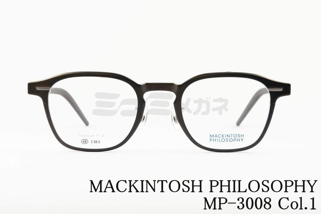 MACKINTOSH PHILOSOPHY 単式 跳ね上げ メガネ MP-3007 col.01 単式