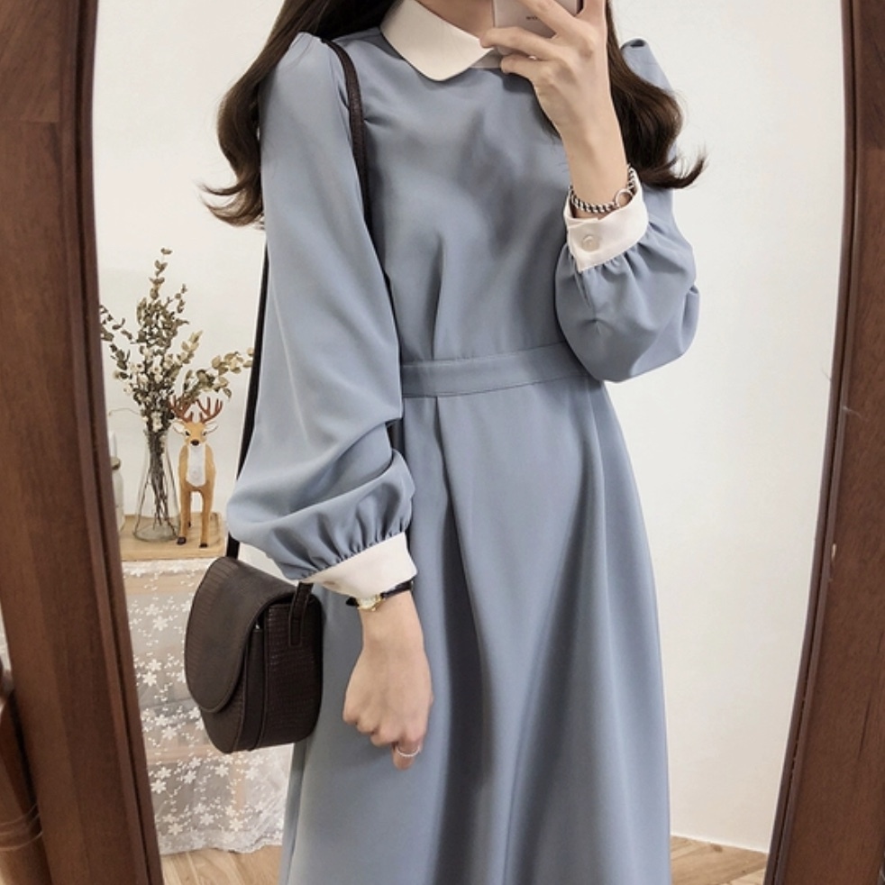レトロ フレア ワンピース レディース 秋 冬 服 ロング 丈 長袖 韓国 ファッション かわいい ブラウス 制服 学生 風 Op 0428 Happy Orurea ハッピーオルレア レトロ フレア ワンピース レディース 秋 冬 服 ロング 丈 長袖 韓国 ファッション かわいい ブラウス 制服 学生 風 Op 0428 Happy Orurea ハッピーオルレア