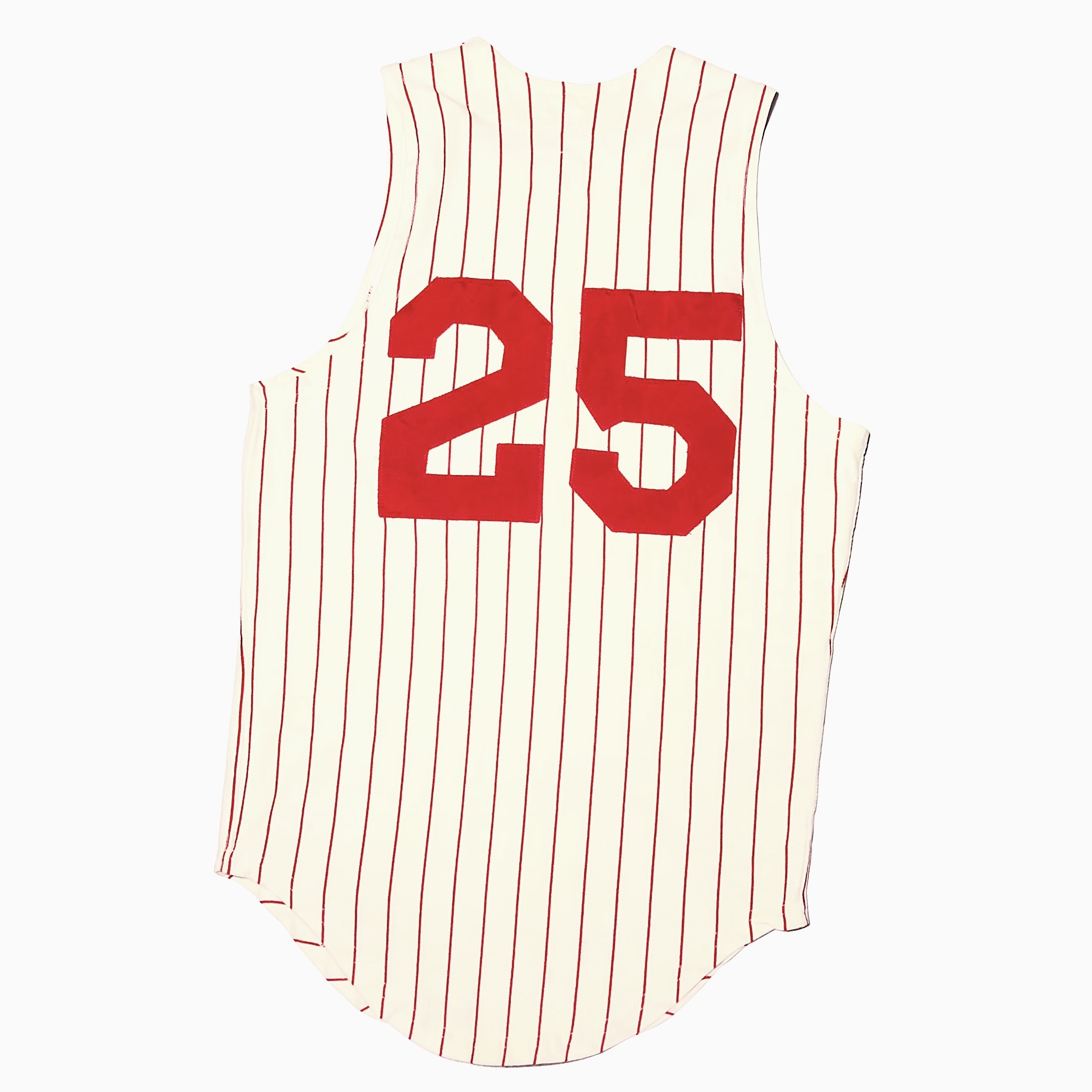 Vintage 60〜70's【Sand-Knit】"NMSU 25" Baseball Shirt Vest の画像 2