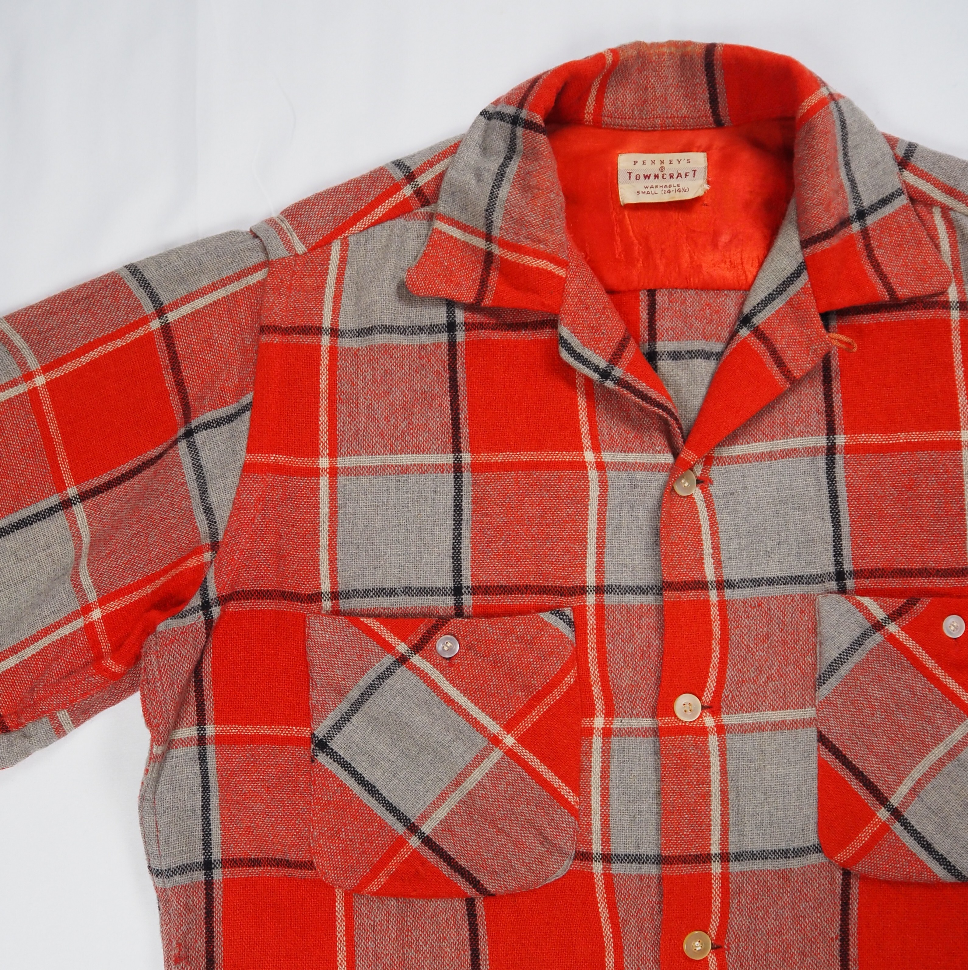【9/23 20:00入荷】50's Towncraft ウールシャツ Sサイズ の画像 3