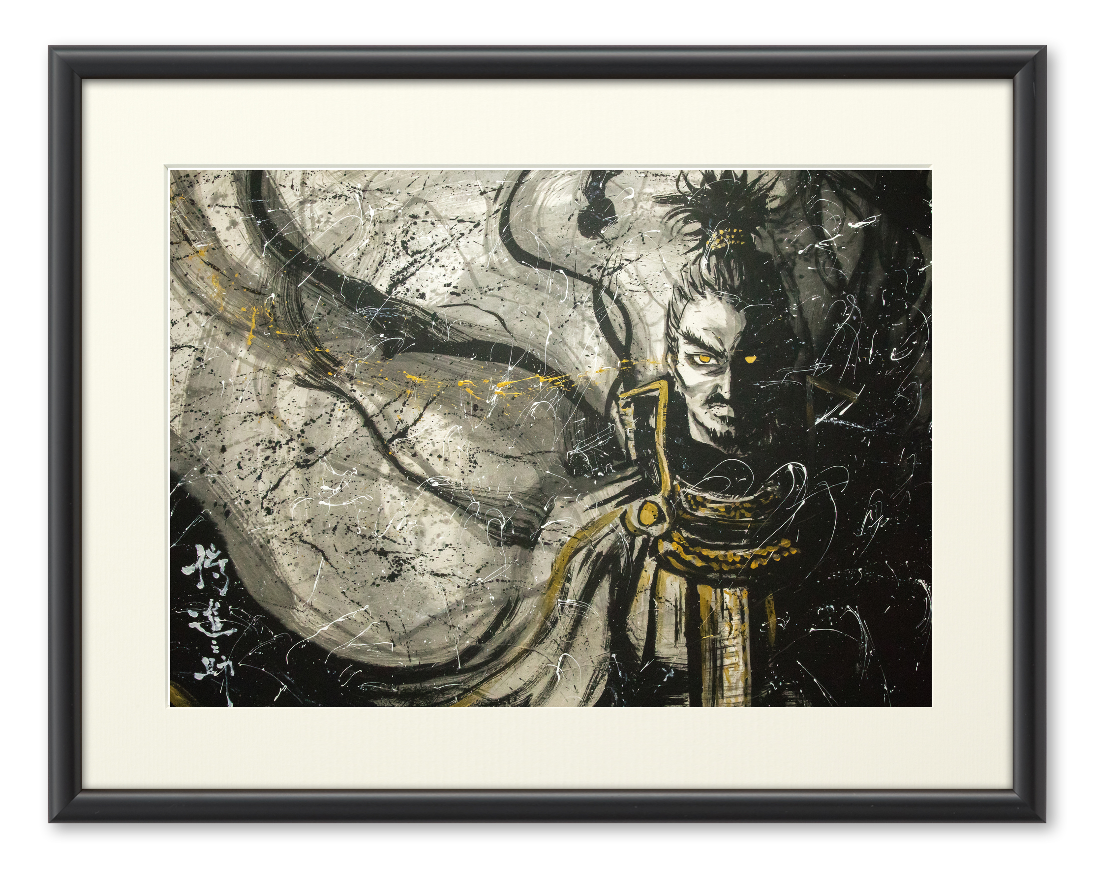 覇王 織田信長 複製画 プリモアート Pa てがき侍shop 毛筆アートと筆文字 イラスト素材の販売サイト