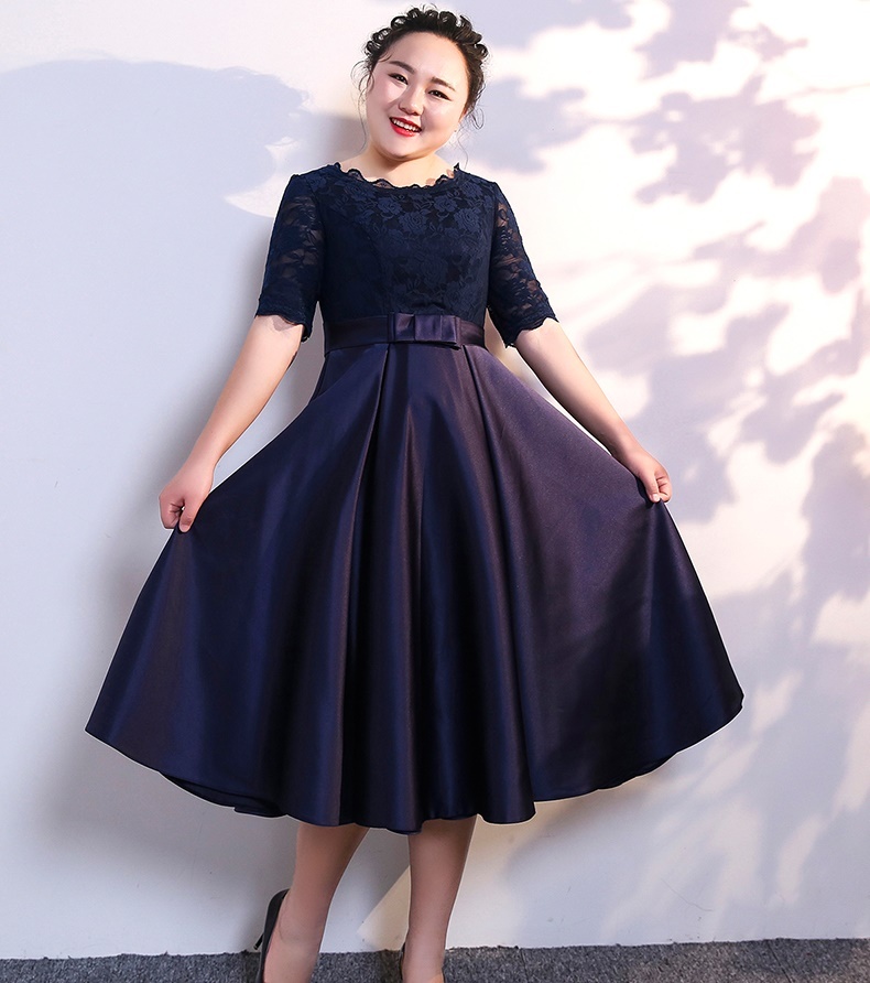 数量限定 パーティードレス ワンピース パーティー 総レース ひざ丈 韓国 ブラック 大きいサイズ 2xl 3xl 4xl 5xl Mme56 プレミア商品 Carlavista Com