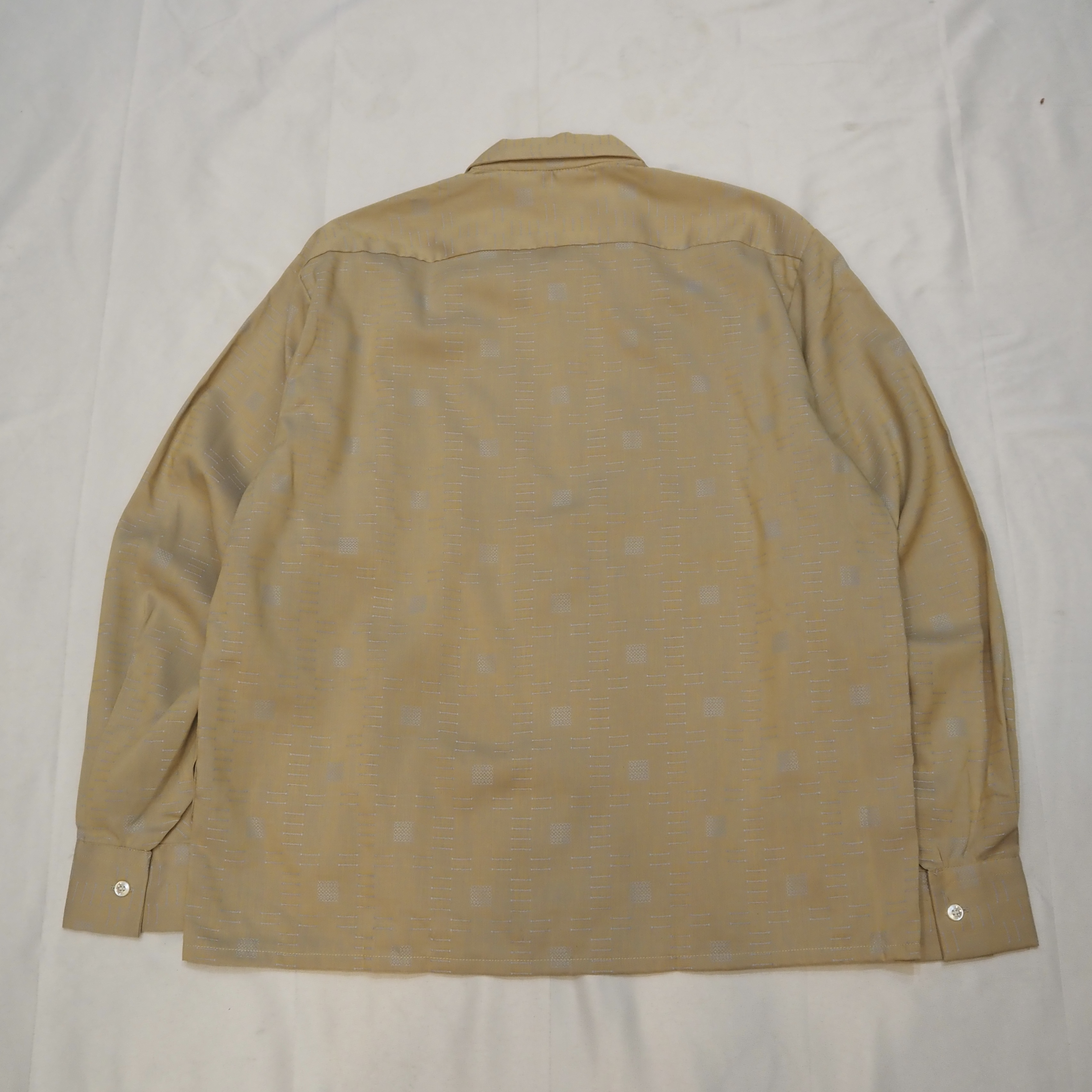 50’s Cotton Button Up Shirt Size L の画像 10