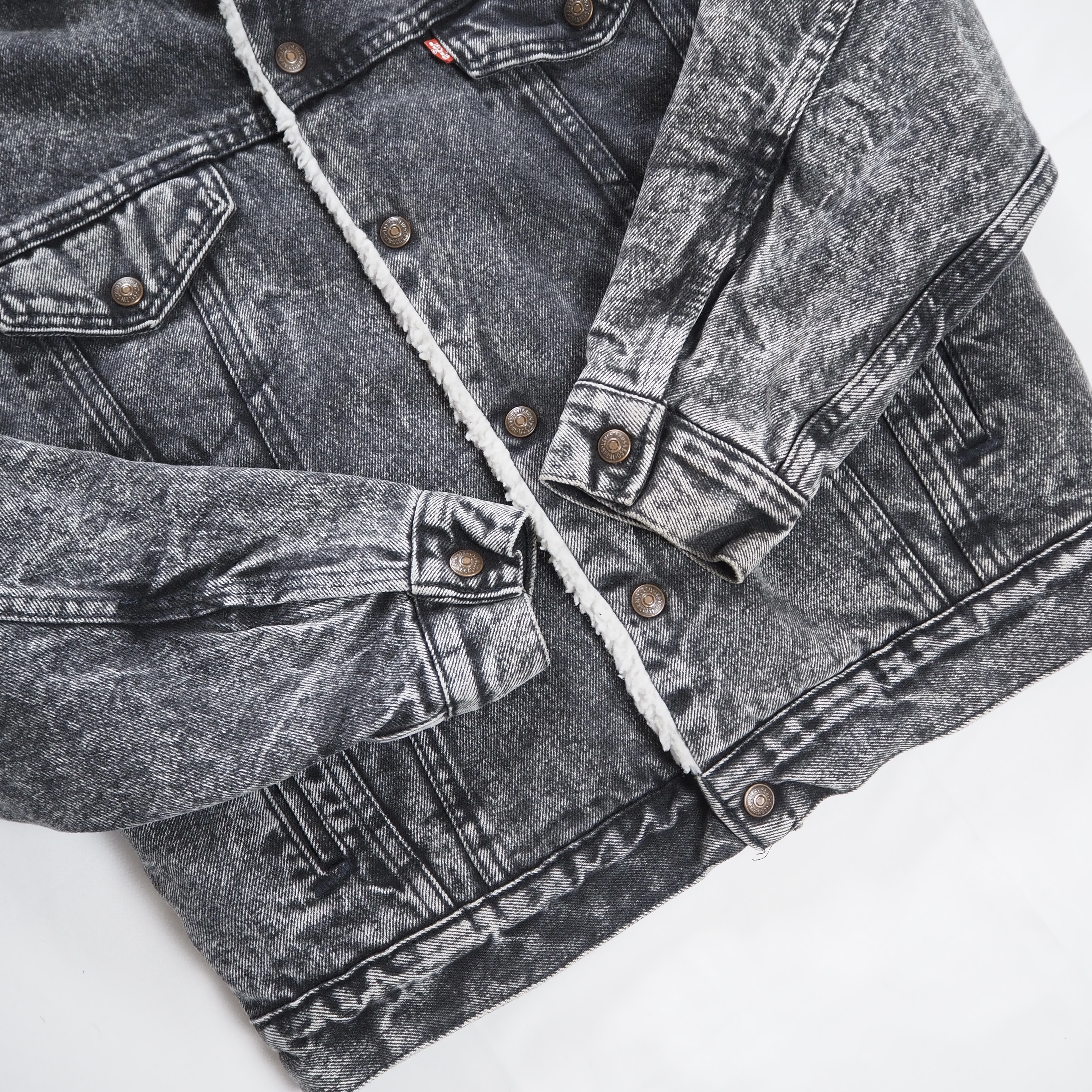 80’s Levi’s ボアジャケット ブラック Sサイズ の画像 9