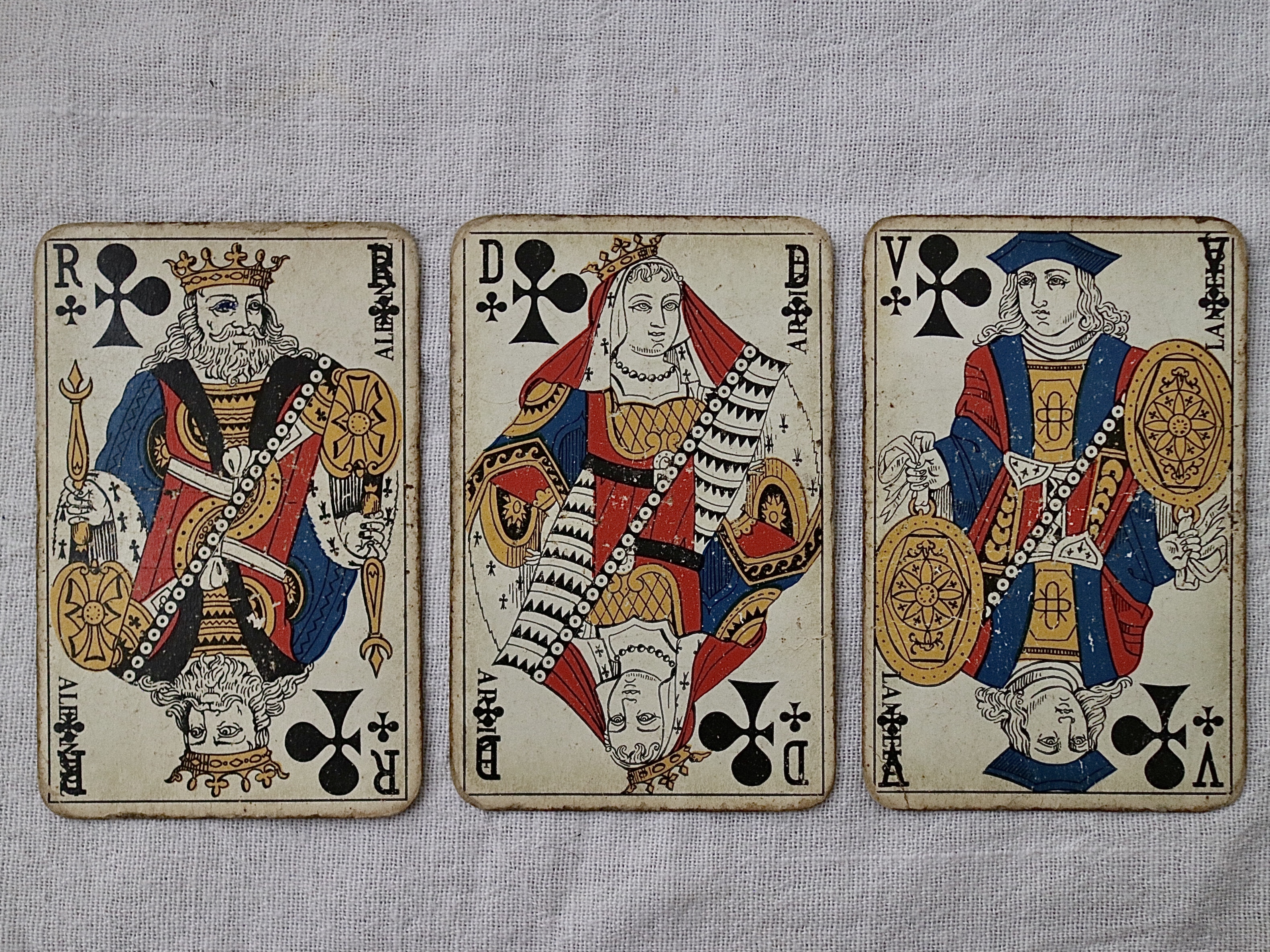 Heron1900年代トランプ絵柄 L Engagentes Heron1900年代トランプ絵柄 L Engagentes