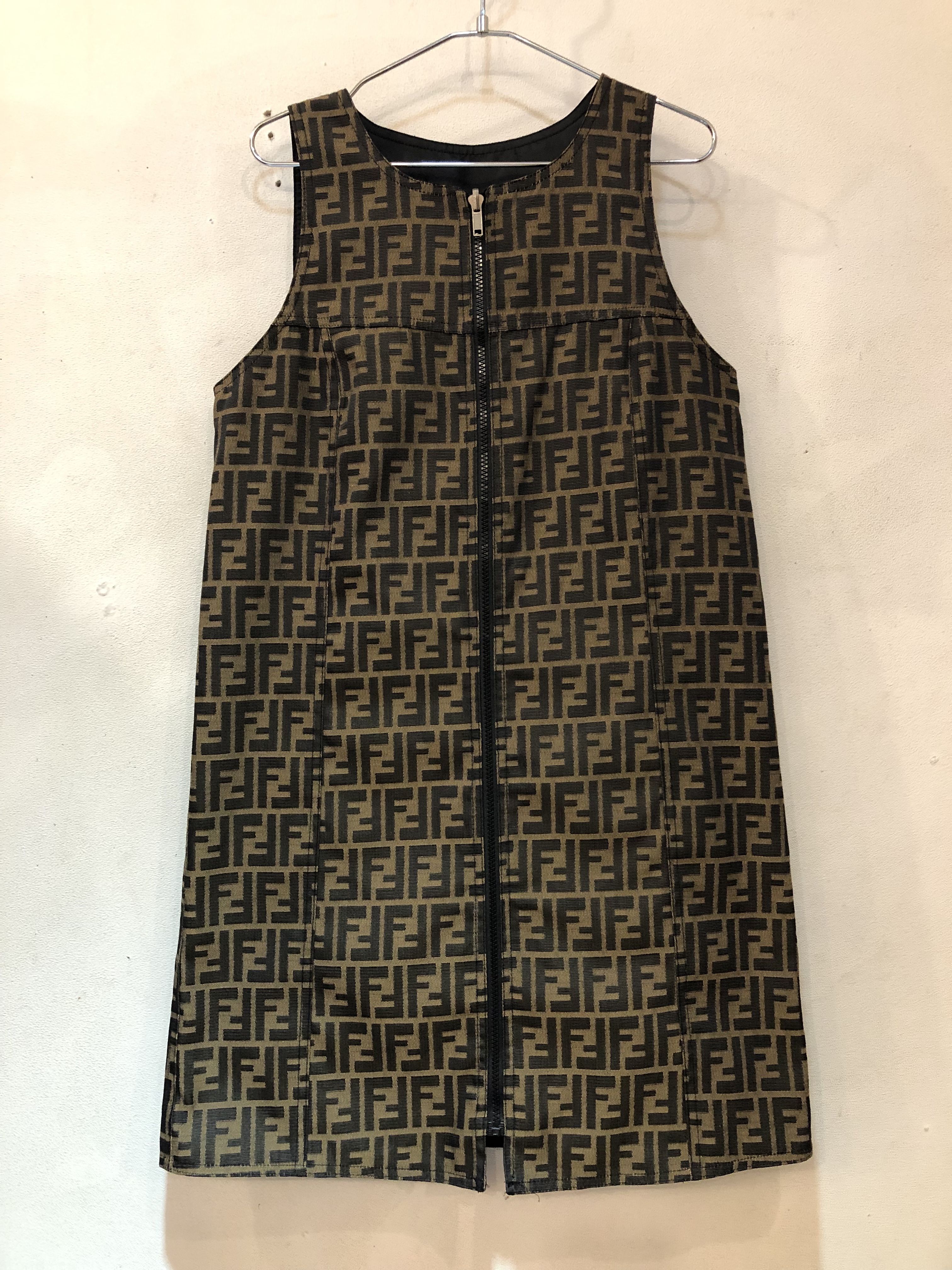 Fendi フェンディ ノースリーブワンピース 総柄 レディース Room