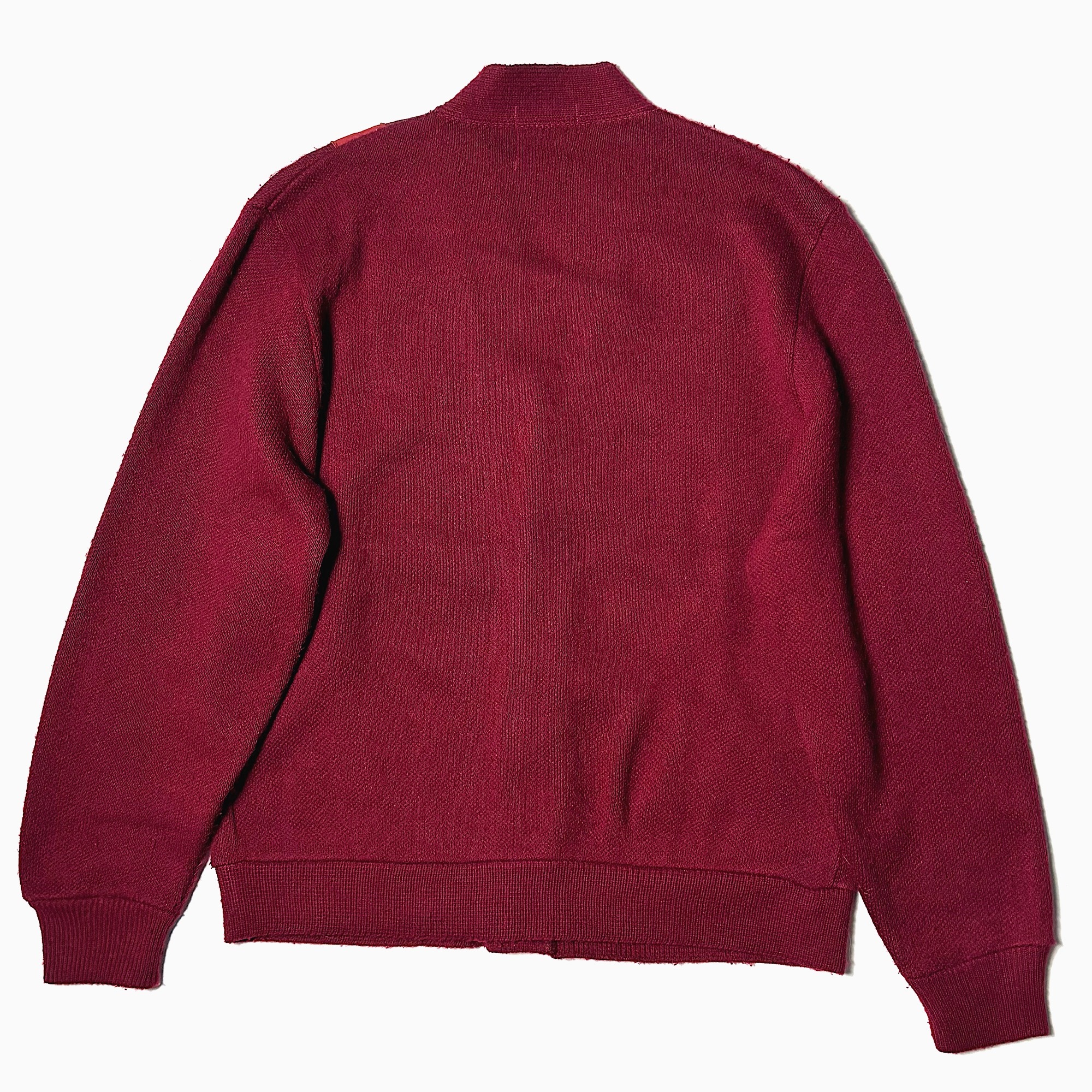 Vintage 60〜70’s【Sprtswear】Suede Knit Cardigan の画像 2