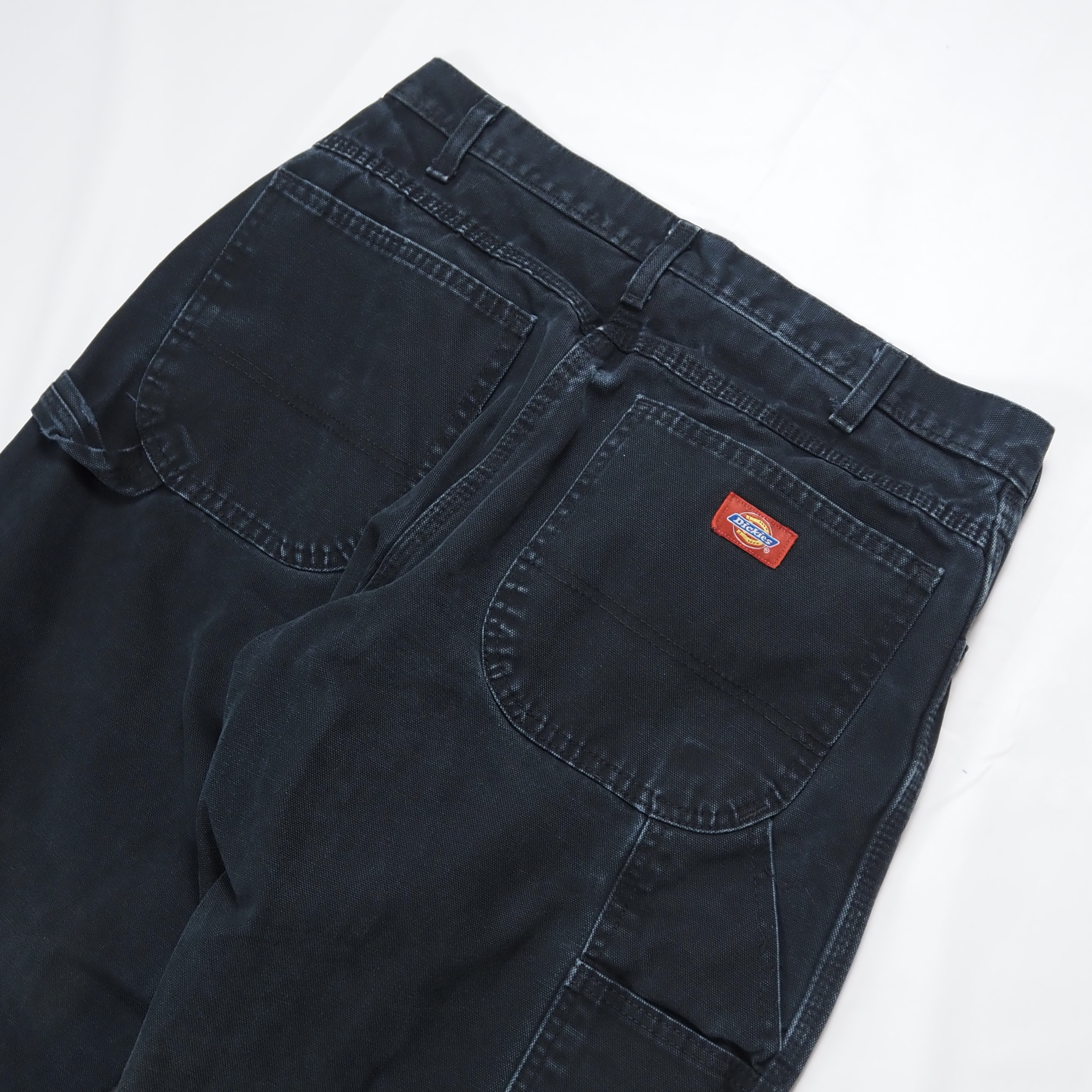 00’s Dickies ダックワークパンツ ブラック 実寸約32×31 の画像 11