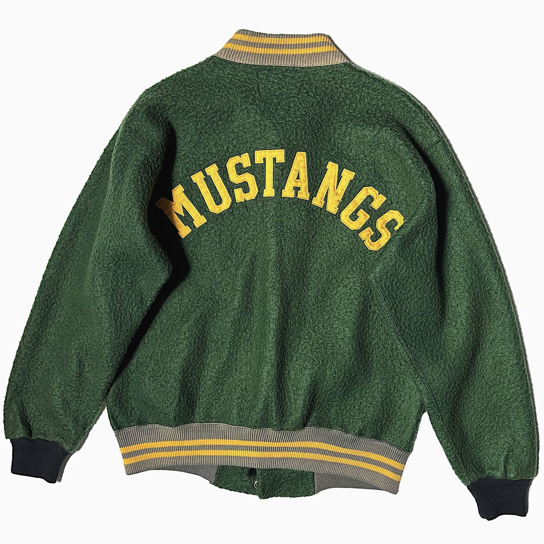 Vintage 60's【CHAMPION PRODUCTS INC】"MUSTANGS" Fleece Jacket の画像 2