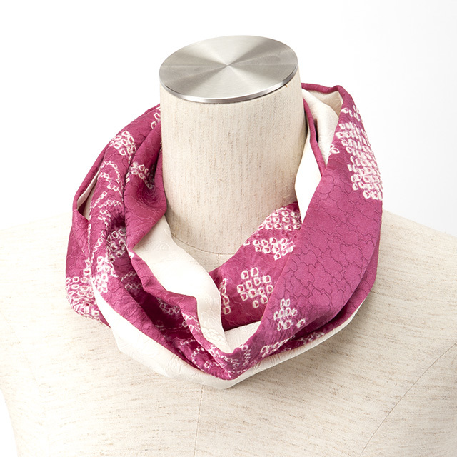 Tadas アップサイクルスヌード008 Tadas 富山八尾より着物をアップサイクルし新しい価値を創造します Handmade In Yatsuo Japan