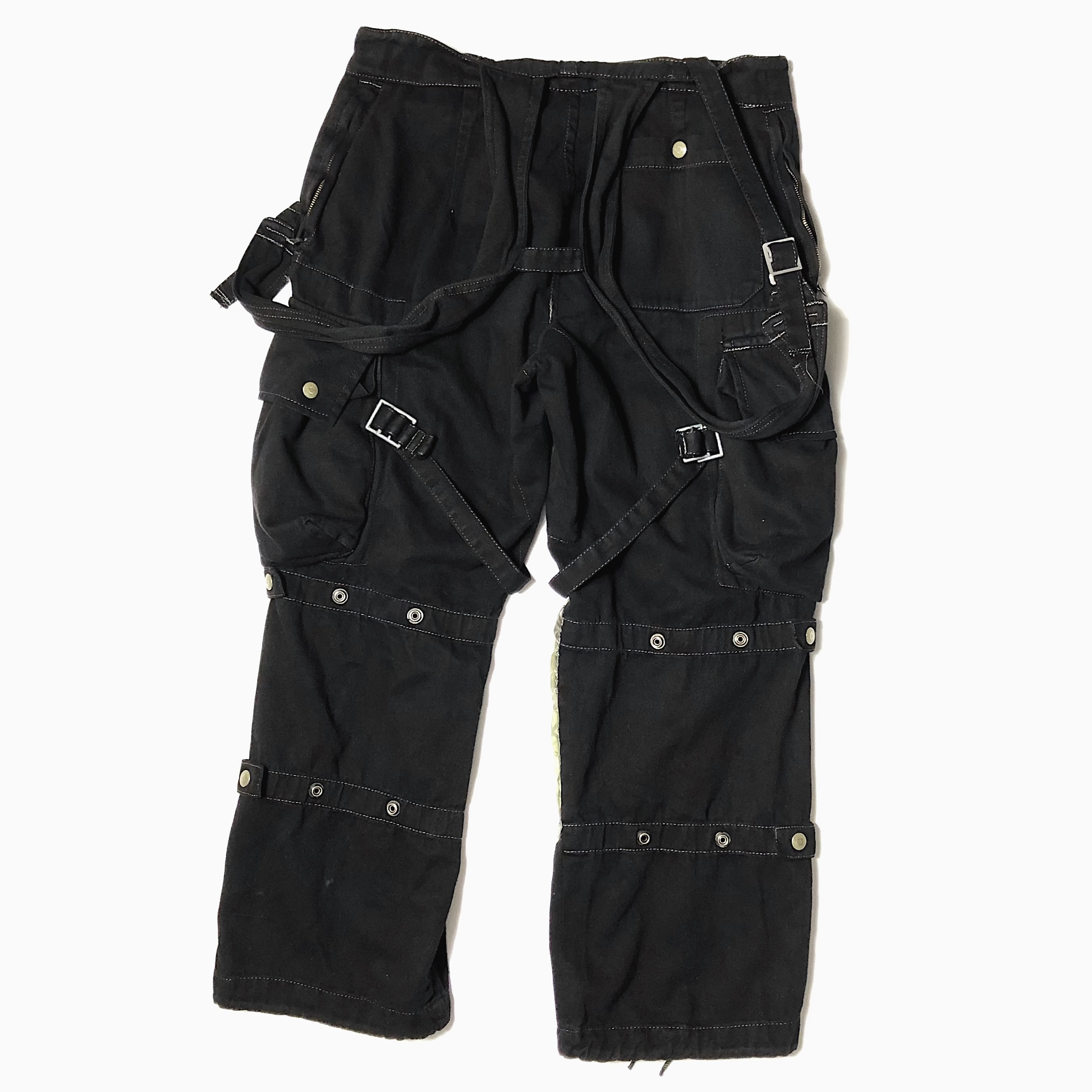 Vintage 70's M-70 Piece Dyed Suspenders Pants の画像 2