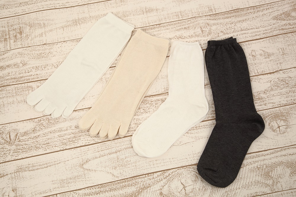 4枚重ね履き靴下set 女性用 Gray Nonalle