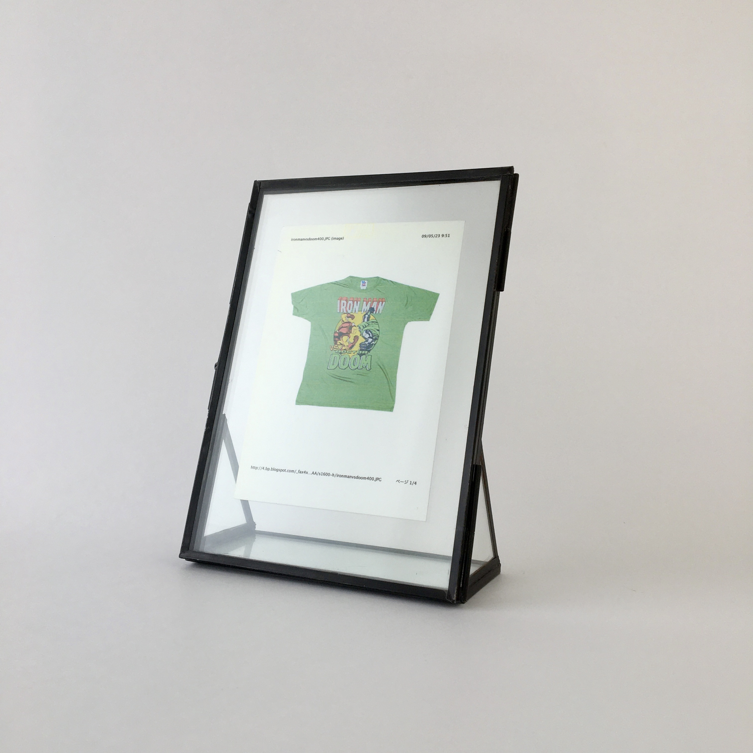 アイアンとガラスのフォトフレーム M 17cm Photo Frame Of Iron Glass M Sensitivity And Boldness インテリア雑貨 アイアンとガラスのフォトフレーム M 17cm Photo Frame Of Iron Glass M Sensitivity And Boldness インテリア雑貨