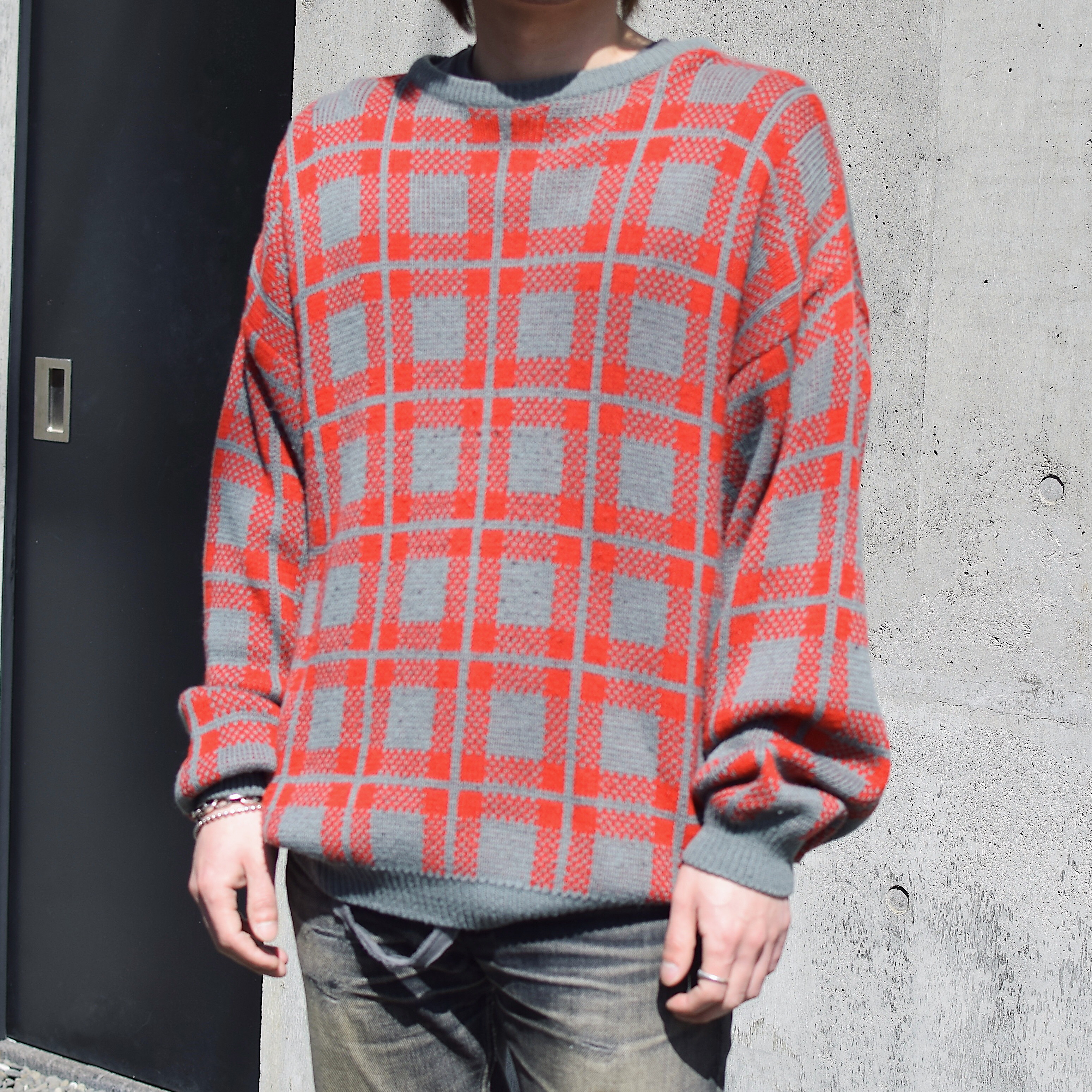Vintage 80〜90's Patterned Knit Sweater の画像 3
