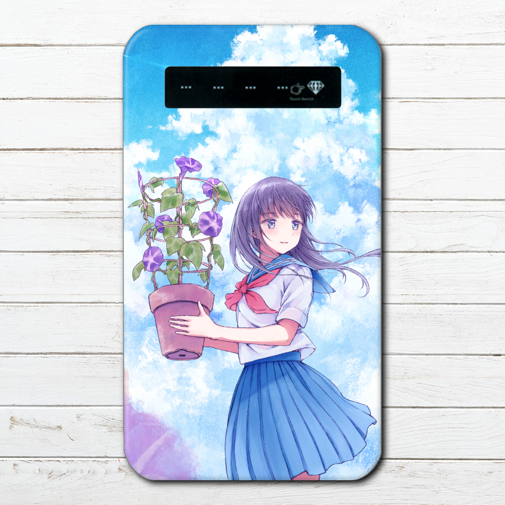 モバイルバッテリー セーラー服 かわいい 女の子 可愛い Iphone スマホ 充電器 タイトル 夏について 作 うなぎ団子 おしゃれで かわいいiphoneケース スマホケース Tシャツ かっこいいイラストのクリエイターグッズ専門 雑貨屋アリうさ