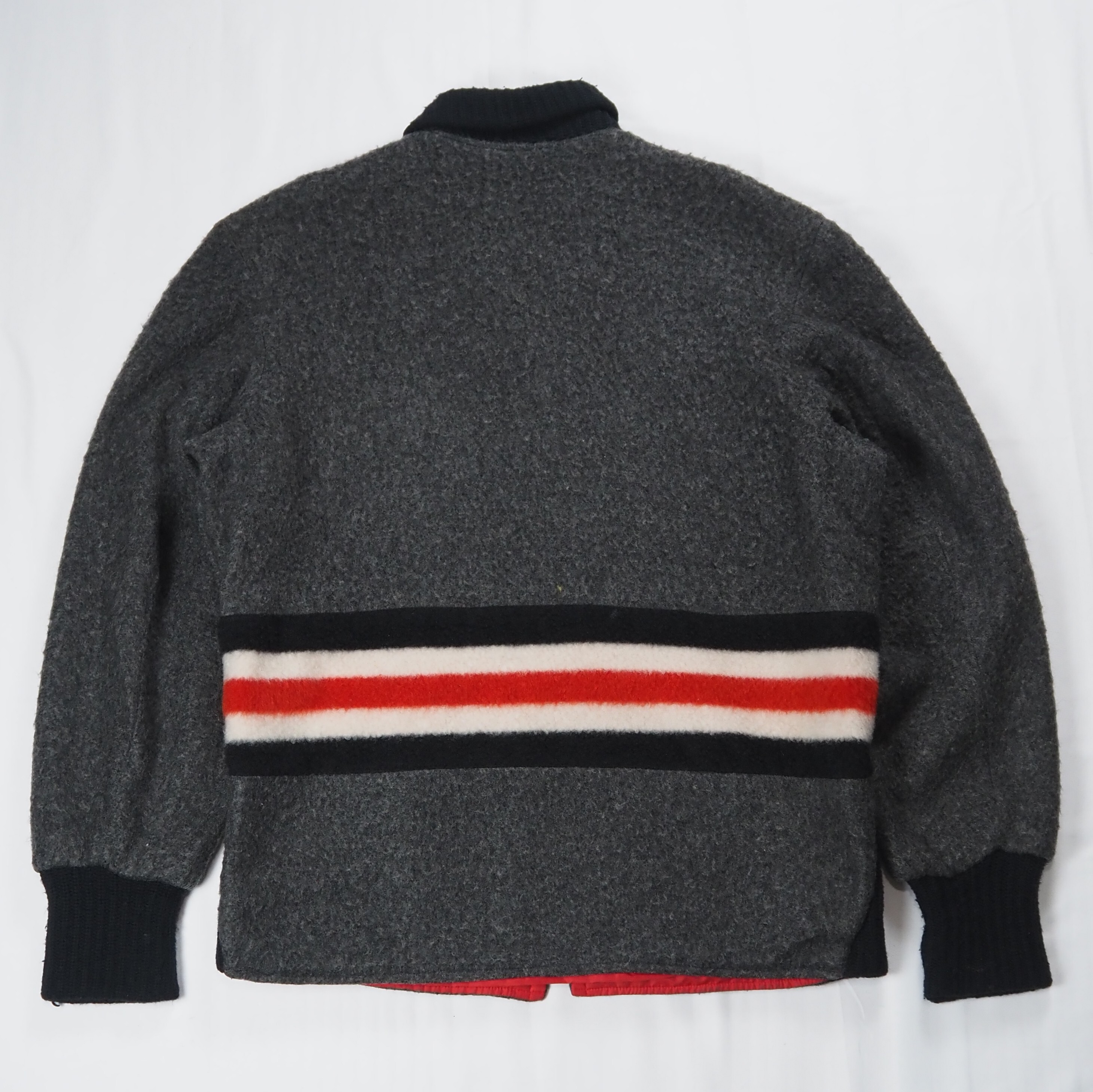 【9/23 20:00入荷】50's ファラオジャケット リバーシブル グレー×レッド の画像 11