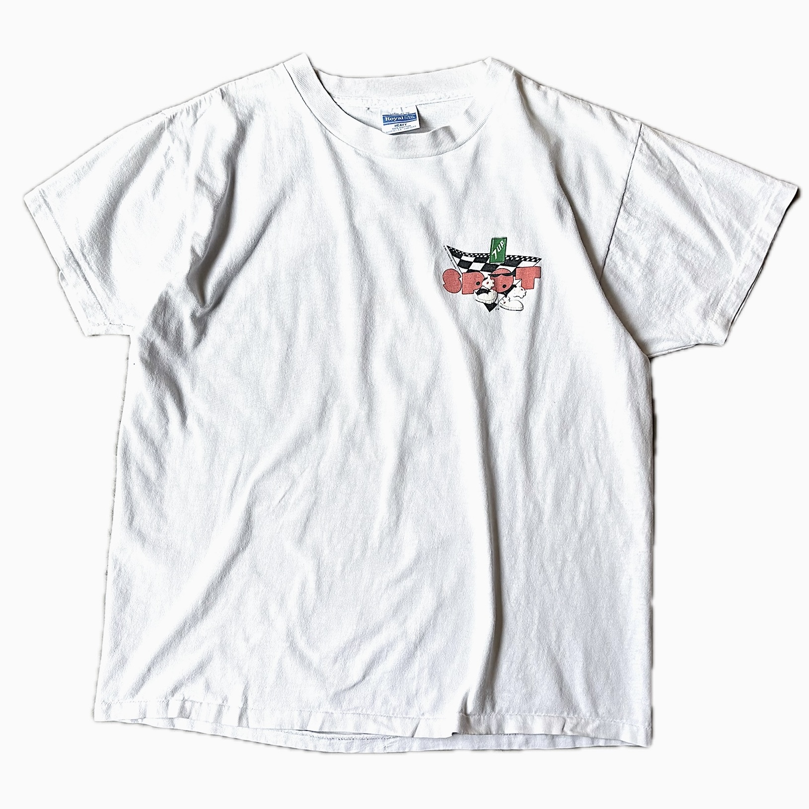 Vintage 80's【Royal FIRST CLASS】"7UP" T-shirt の画像 2
