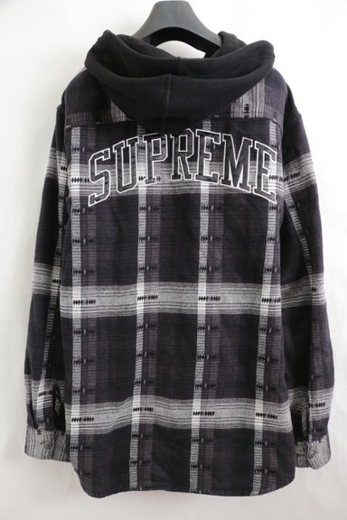supreme plaid hoodie