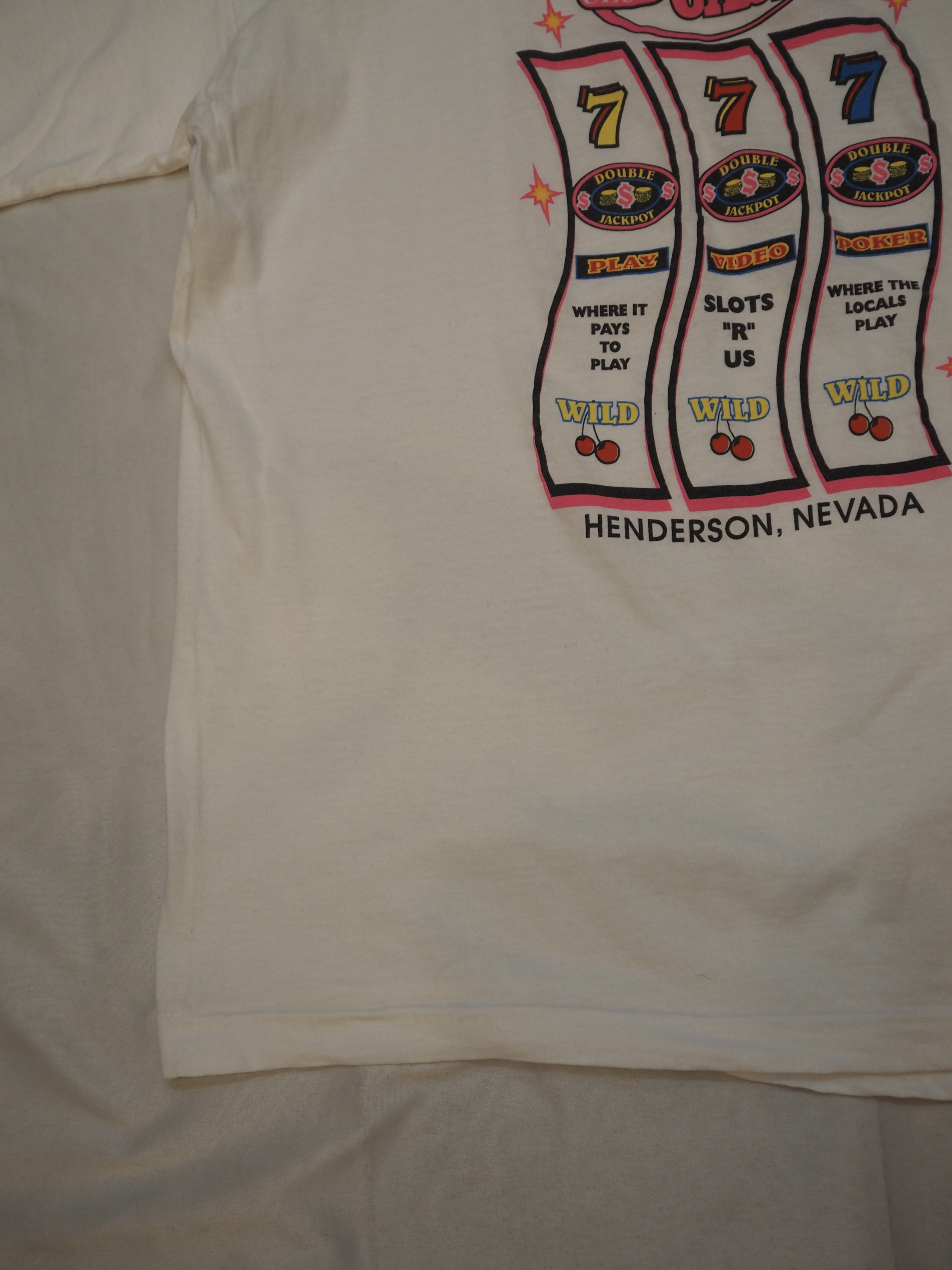 80’s〜 Gambling Tee “777” の画像 5