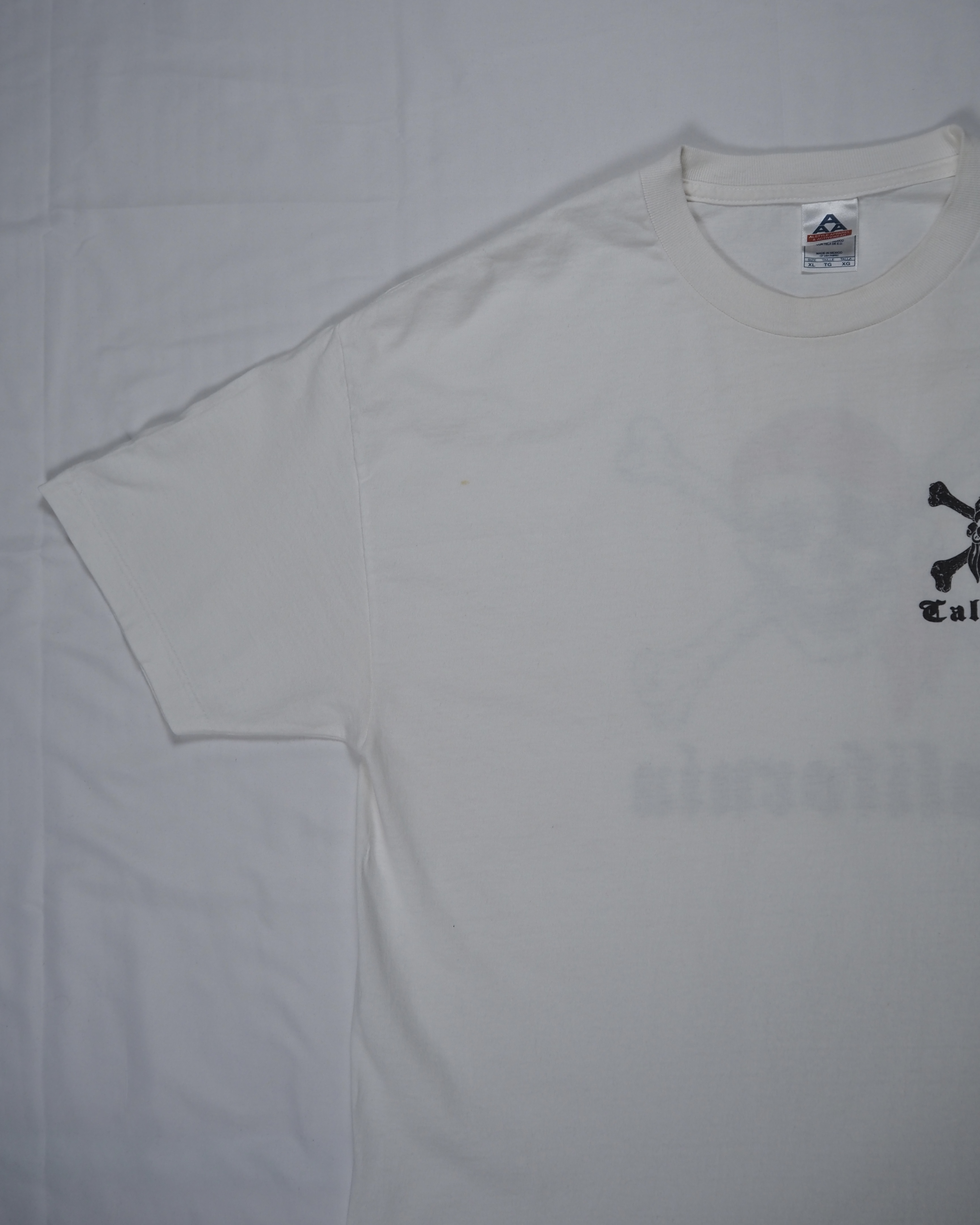 【VCM入荷】00’s プリントTシャツ スカルプリント☠️ カリフォルニア XL の画像 10