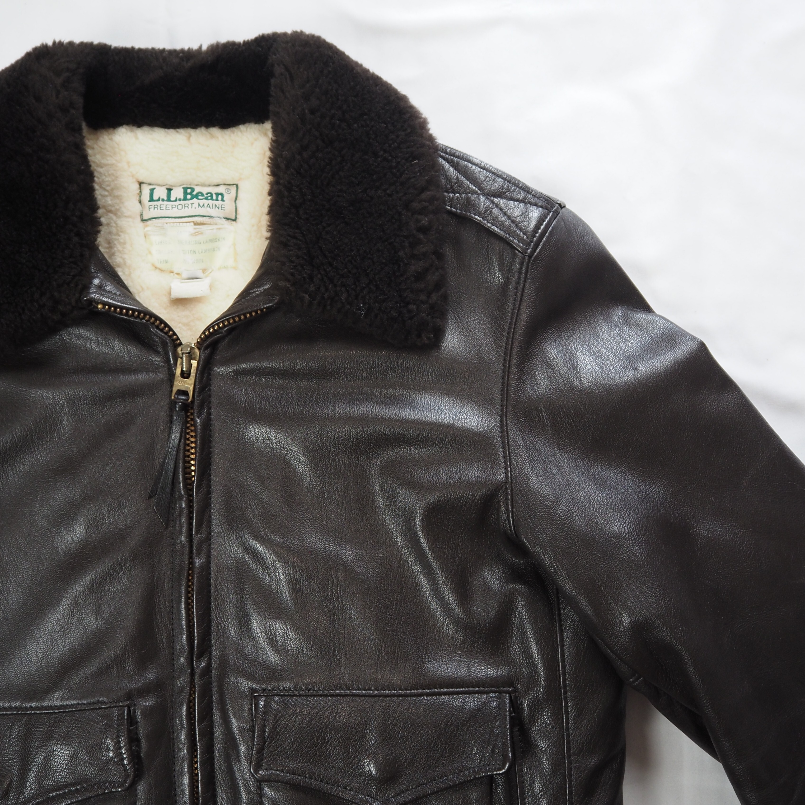 【9/23 20:00入荷】L.L. Bean G-1 レザージャケット の画像 4
