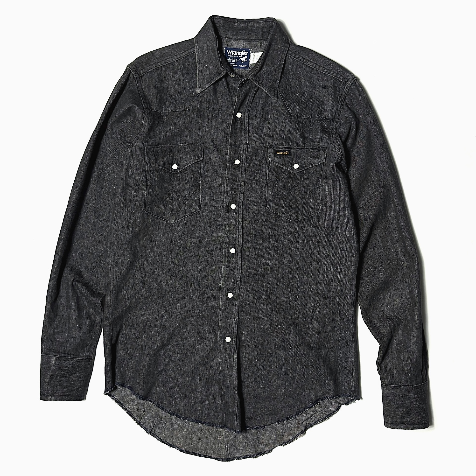 Vintage 80's【Wrangler】"Tiger" Embroidery Denim Shirt の画像 2