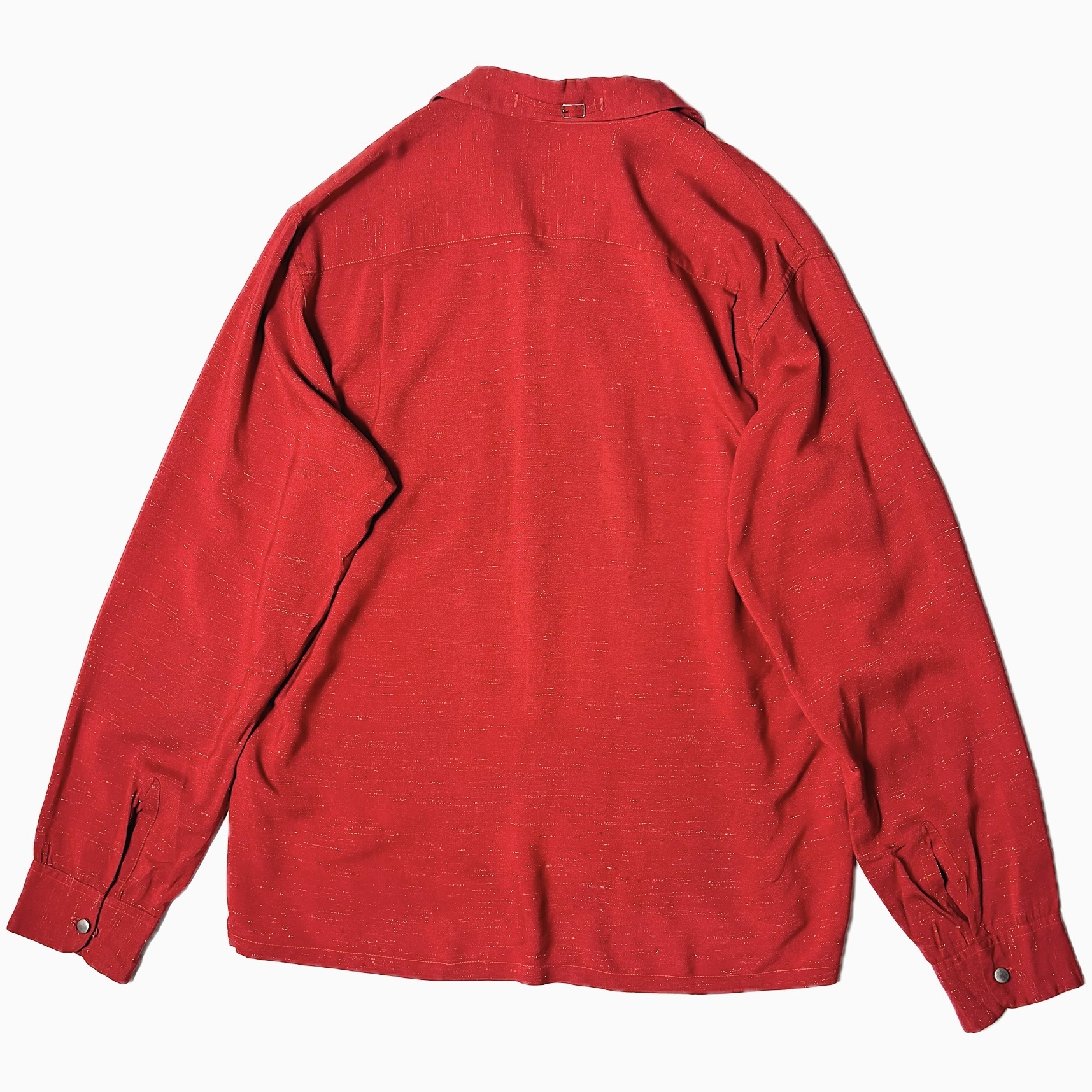 Vintage 60's Open Collar Rayon Shirt の画像 2