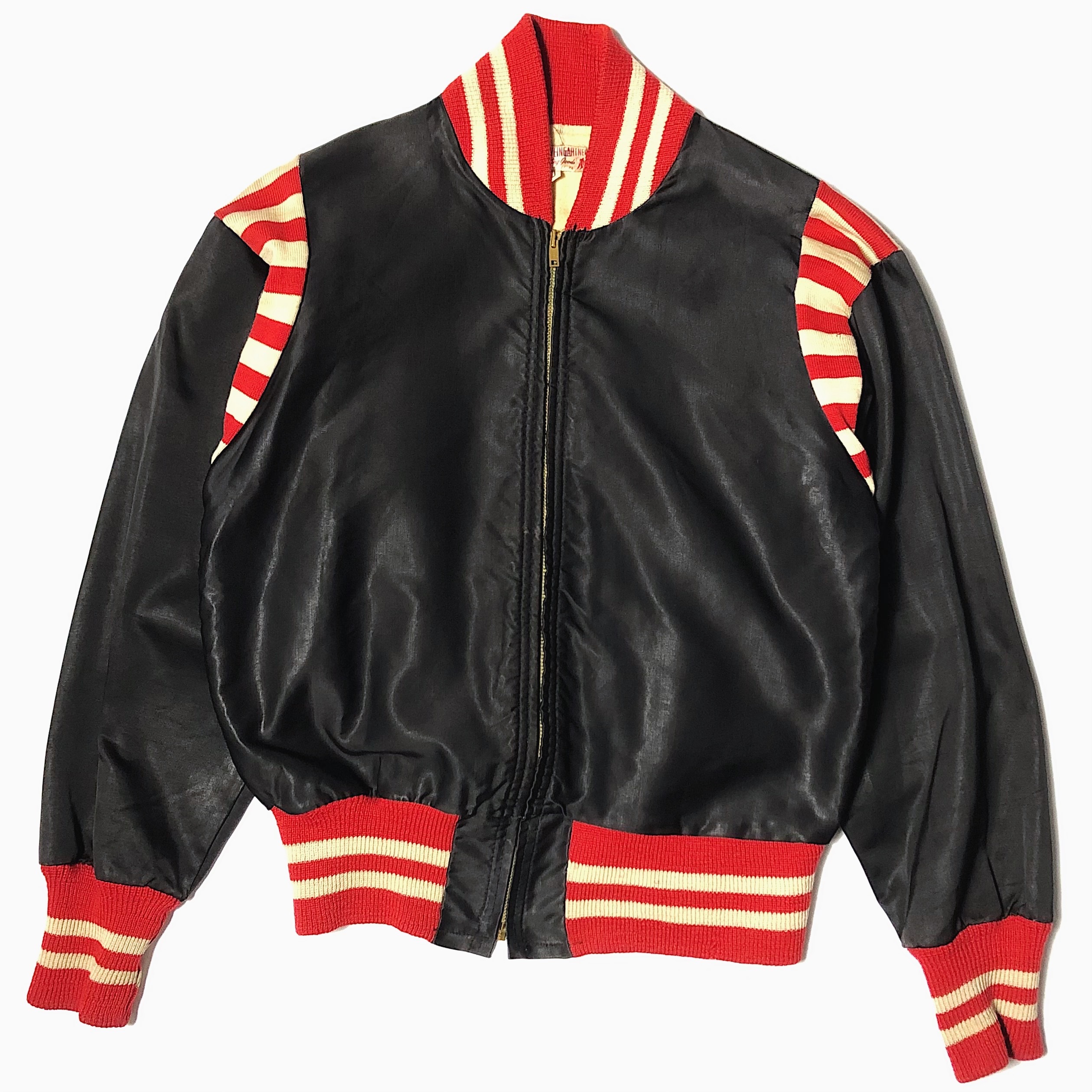 Vintage 50〜60's【CARL M WEINGARTNER】"BEARS" Satin Jacket の画像 2