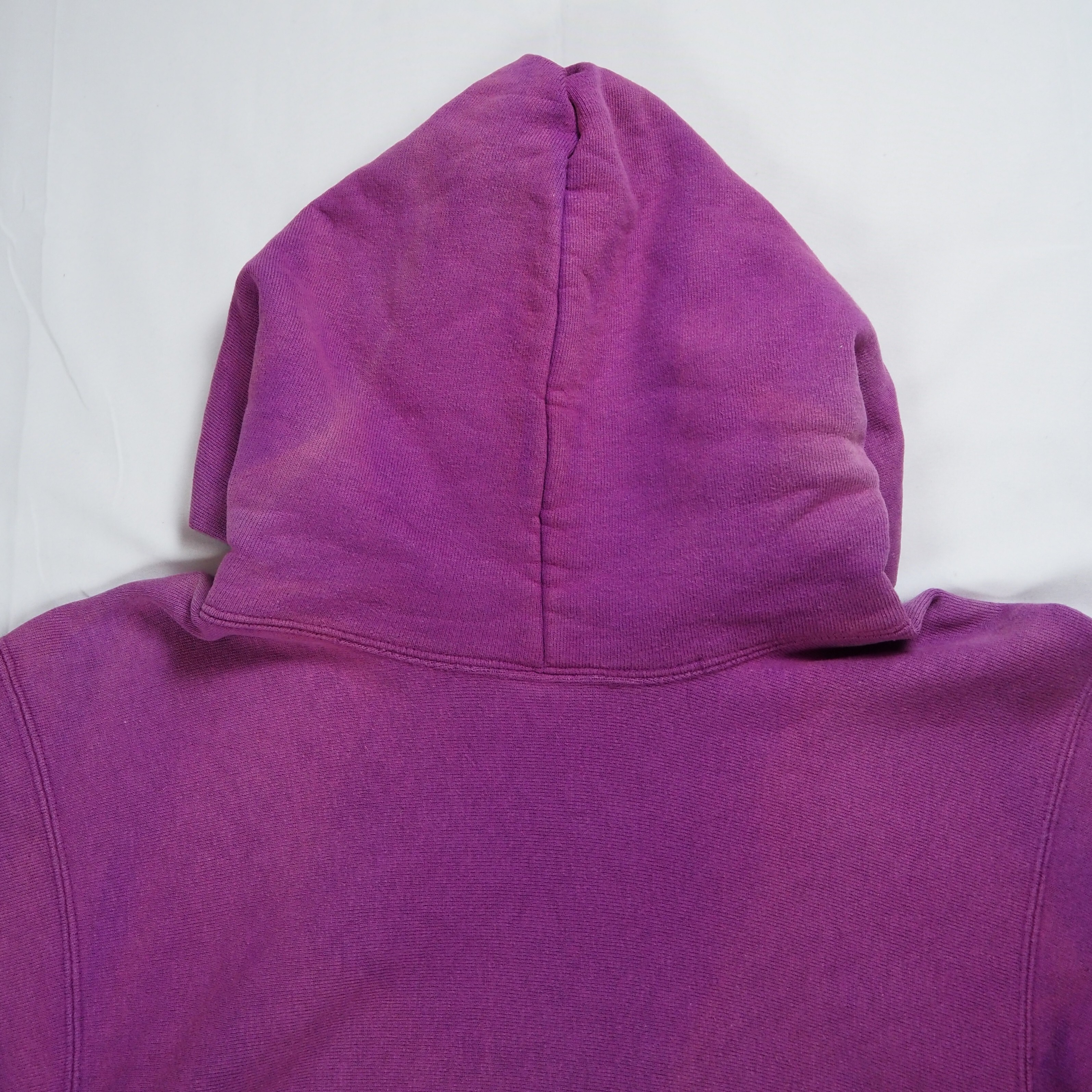 【9/23 20:00入荷】90's Champion リバースフーディ フェード パープル Mサイズ の画像 13