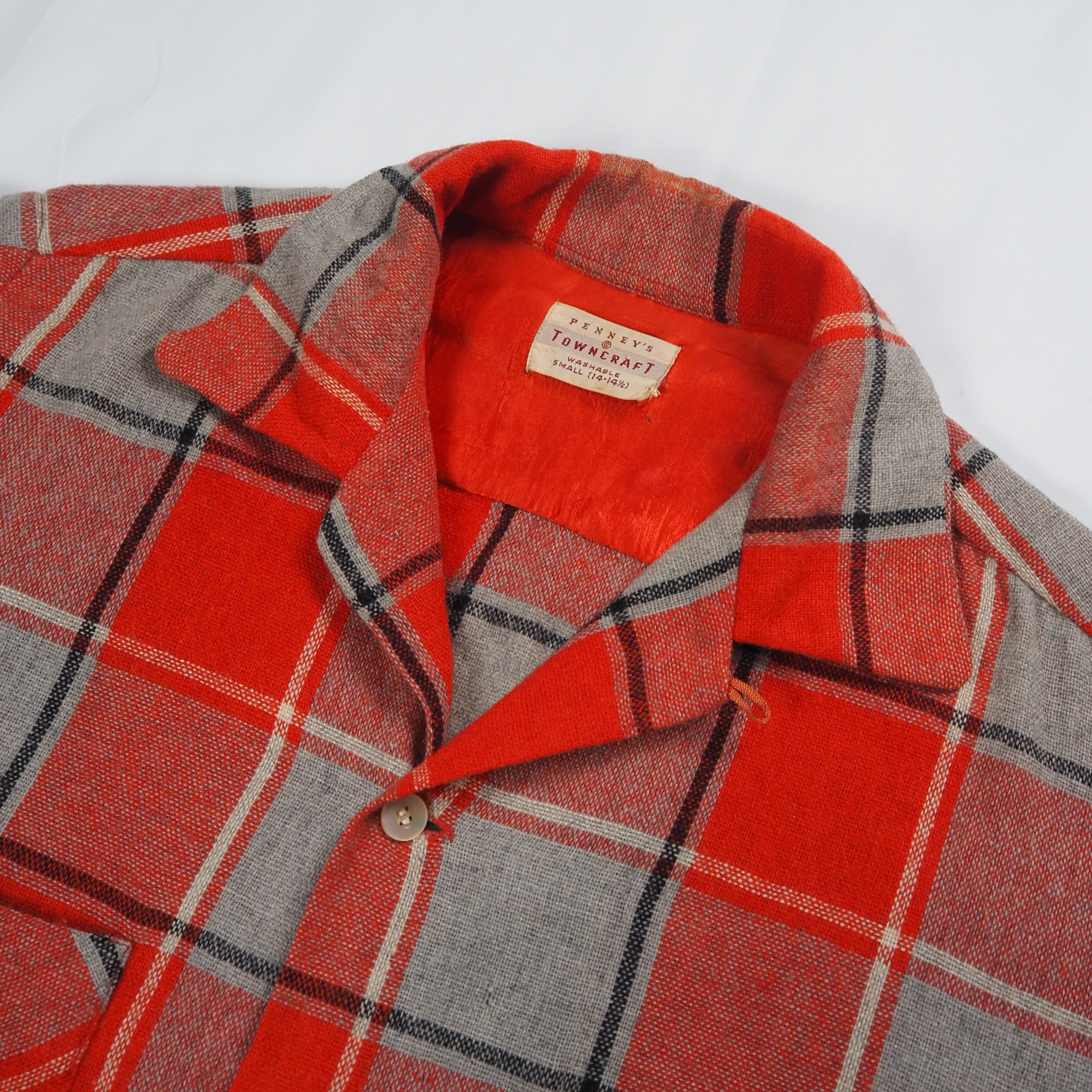 【9/23 20:00入荷】50's Towncraft ウールシャツ Sサイズ の画像 5