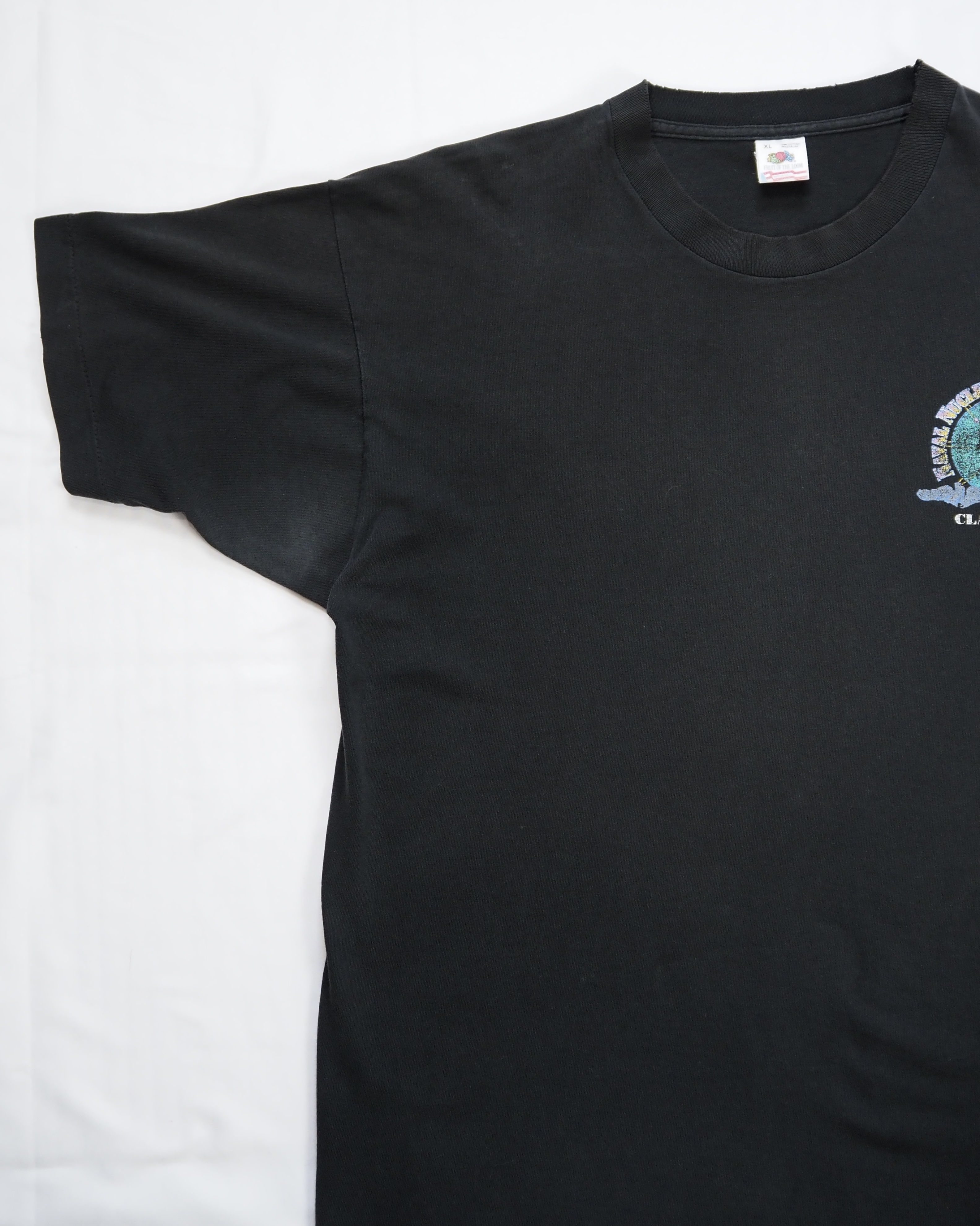 【5/6(水) 20:00入荷】90’s 原子力訓練学校Tシャツ ブラックフェード の画像 7