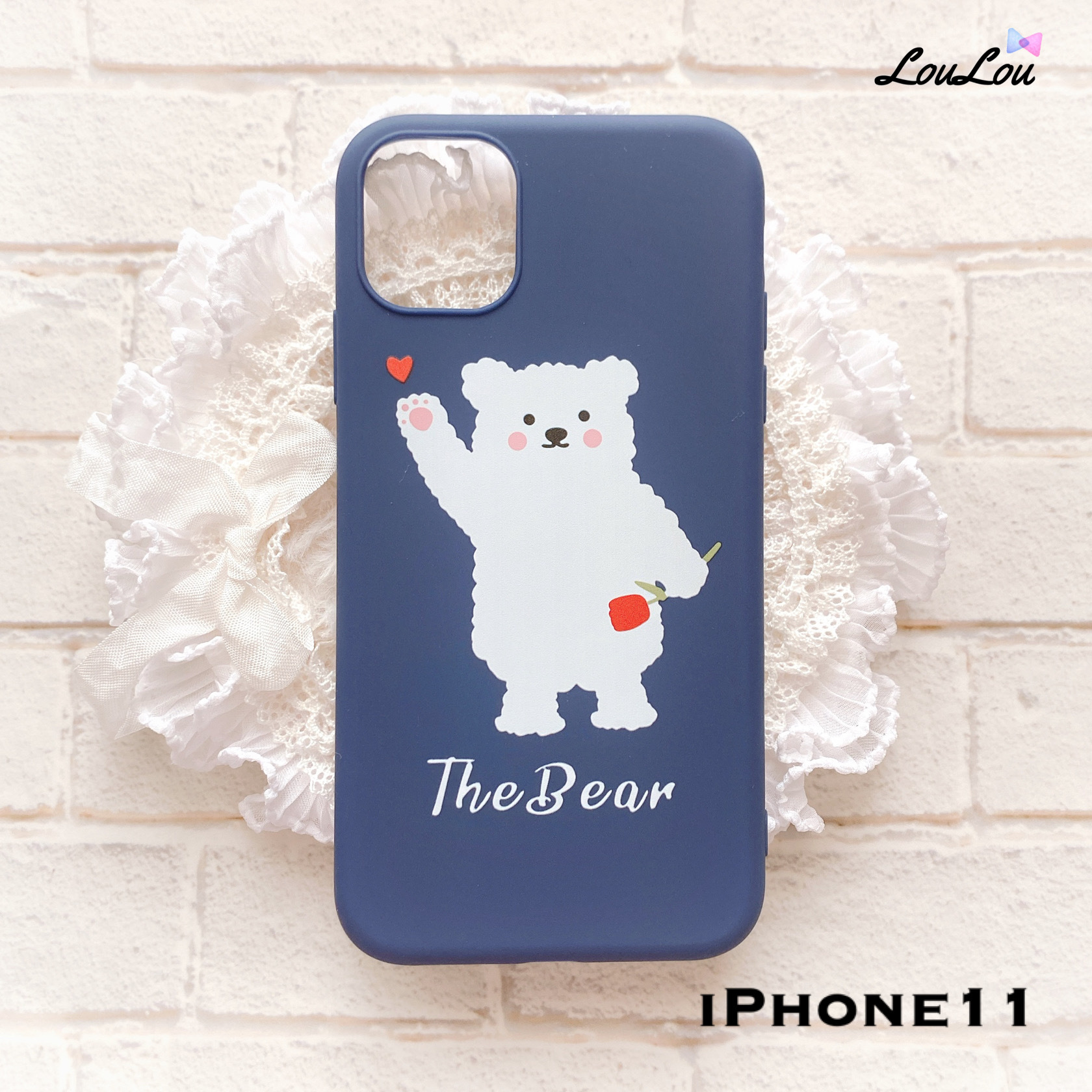 ふんわり くまさん ソフト Navy Iphone11ケース Iphoneケース専門店 Loulou キラキラ ピンク ハート シンプル おしゃれでかわいい ふんわり くまさん ソフト Navy Iphone11ケース Iphoneケース専門店 Loulou キラキラ ピンク ハート シンプル おしゃれでかわいい