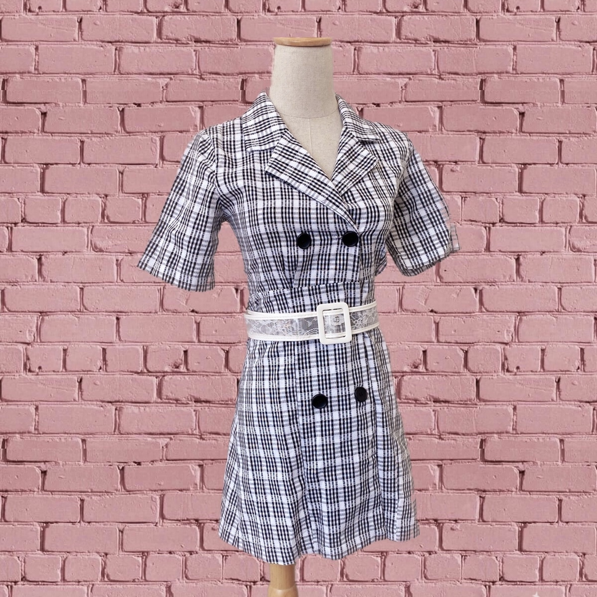 チェック柄 ミニワンピース Cheer Shop