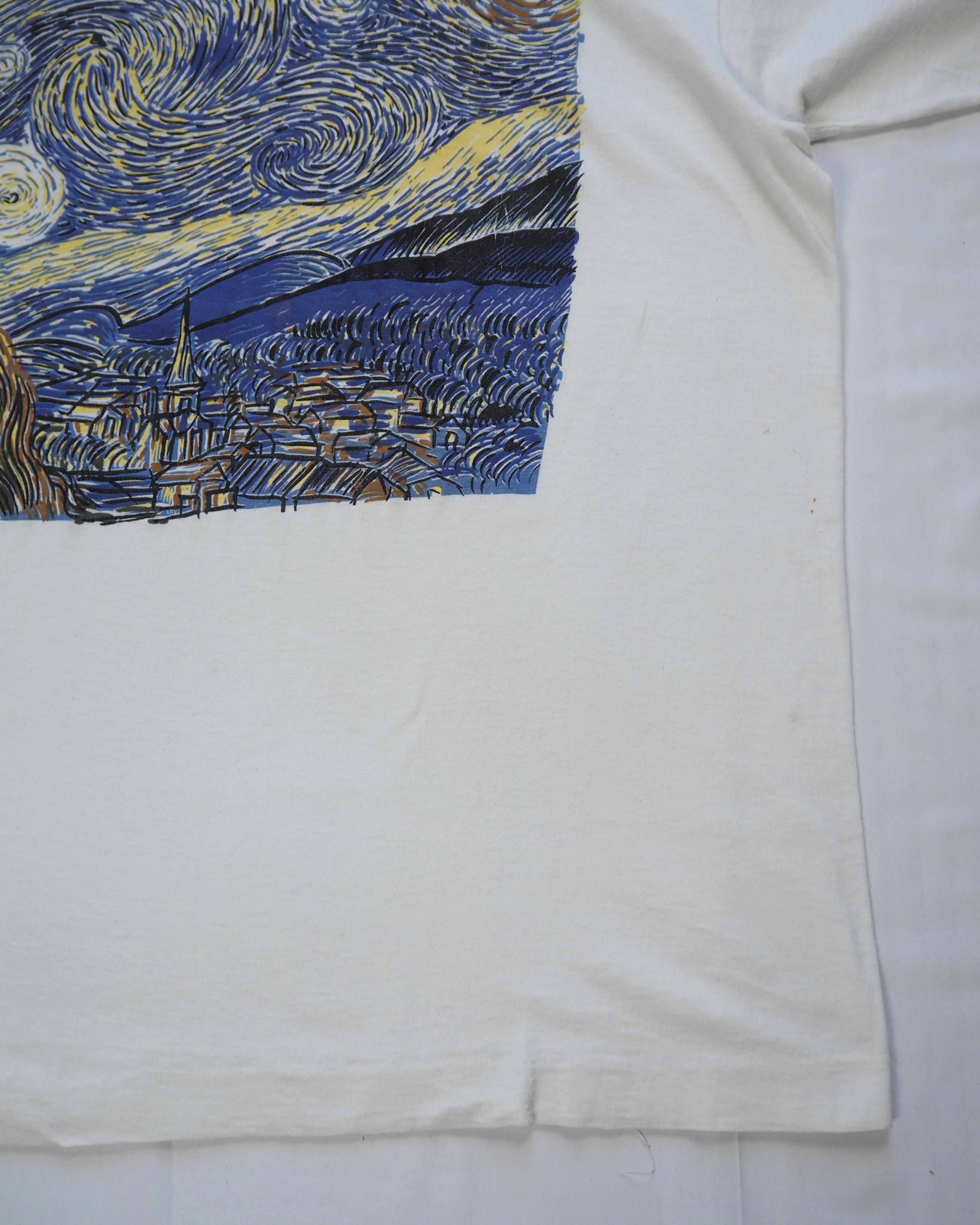 【VCM入荷】90’s アートTシャツ ゴッホ 星月夜 の画像 6