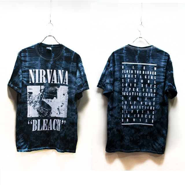 Bleach Tie Dye T Shirt Nirvana ニルヴァーナ ブリーチ タイダイ染め バンドtシャツ O1701tiedye レディーススタイリング Oguoy Destroy It Create It Share It