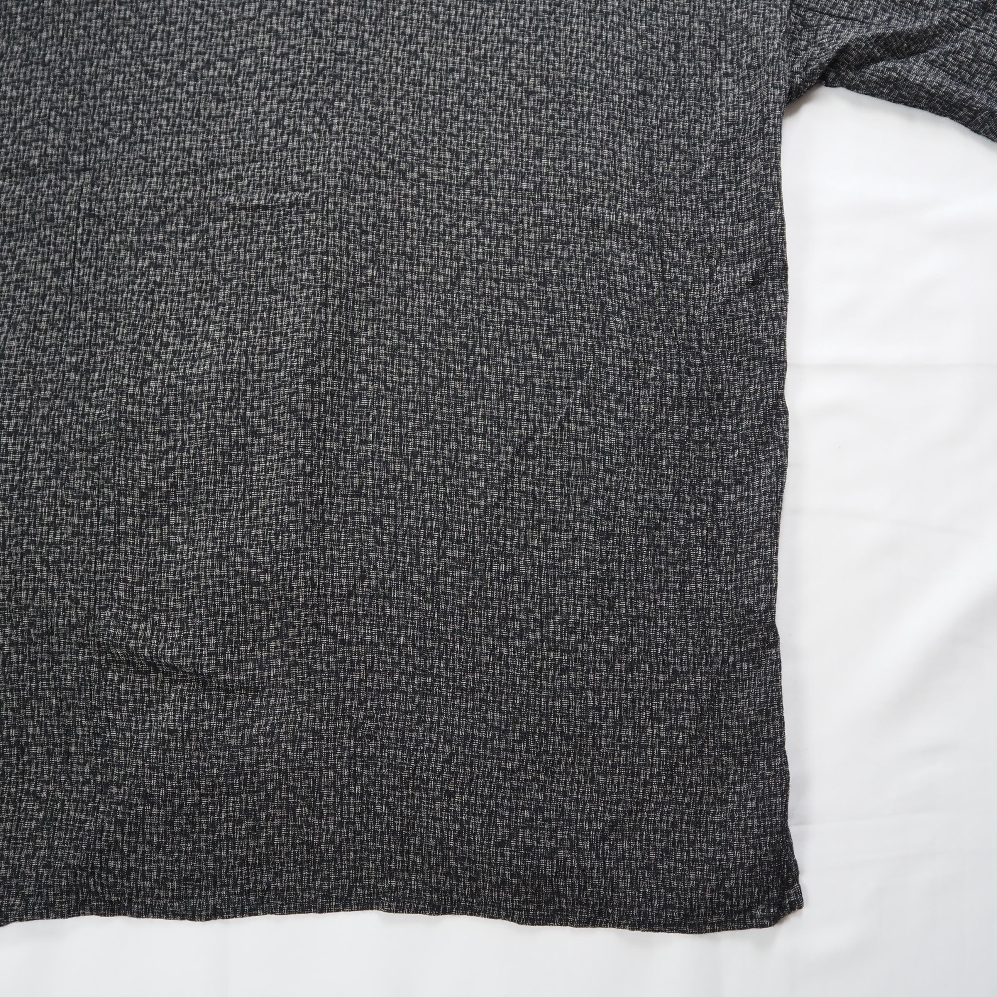 90’s Pronto Uomo 開襟レーヨンシャツ XL ブラック アメリカ製 の画像 17