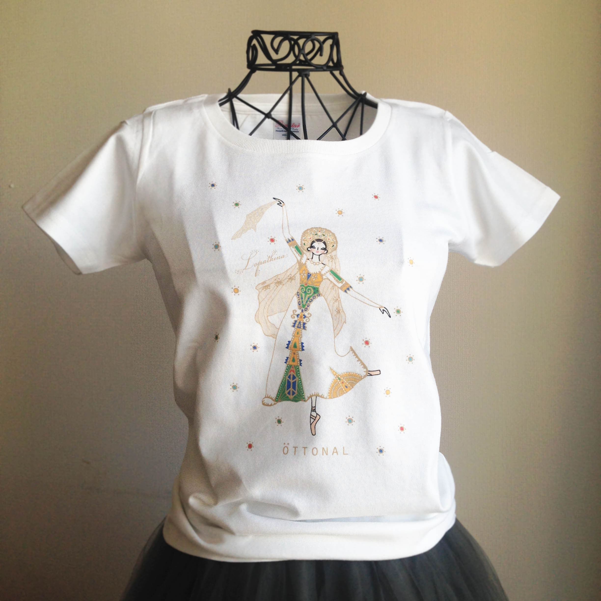 (即日発送・在庫残りわずか)★ロパートキナコラボ★ ロシアの踊りTシャツ(レディース) - 画像5